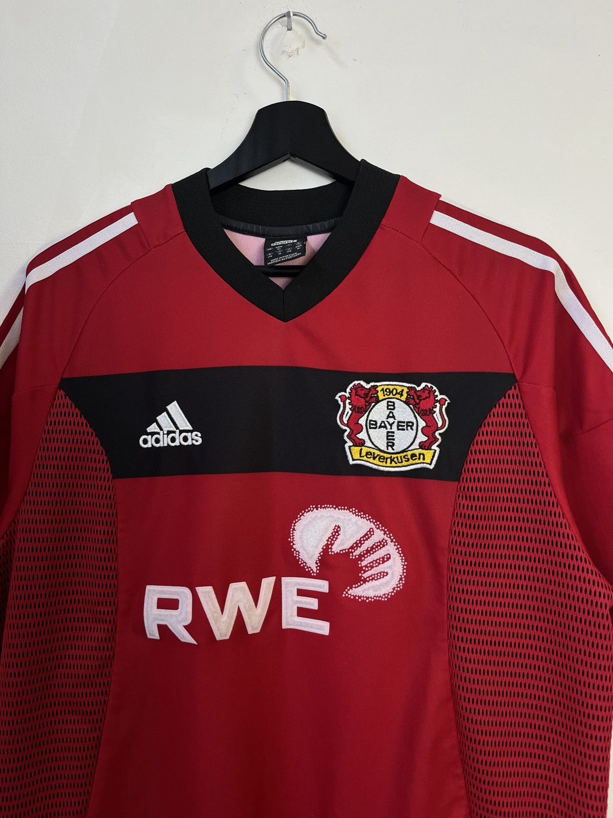 Vintage Adidas FC Bayer Leverkusen 2002/2003 Home Jersey Size US M / EU 48-50 / 2 - 2 Thumbnail
