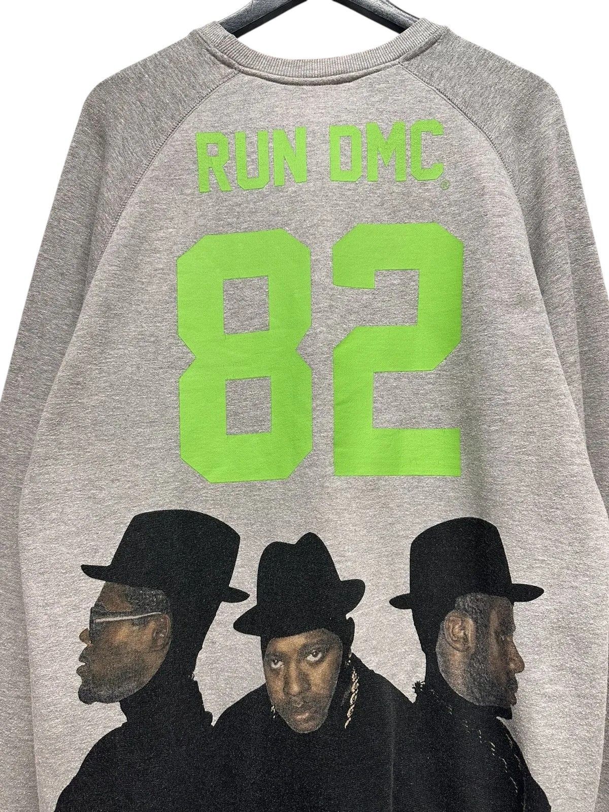 RUN DMC Run DMC Vintage Grey Graphic Sweatshirt L Size Size US L / EU 52-54 / 3 - 7 Thumbnail