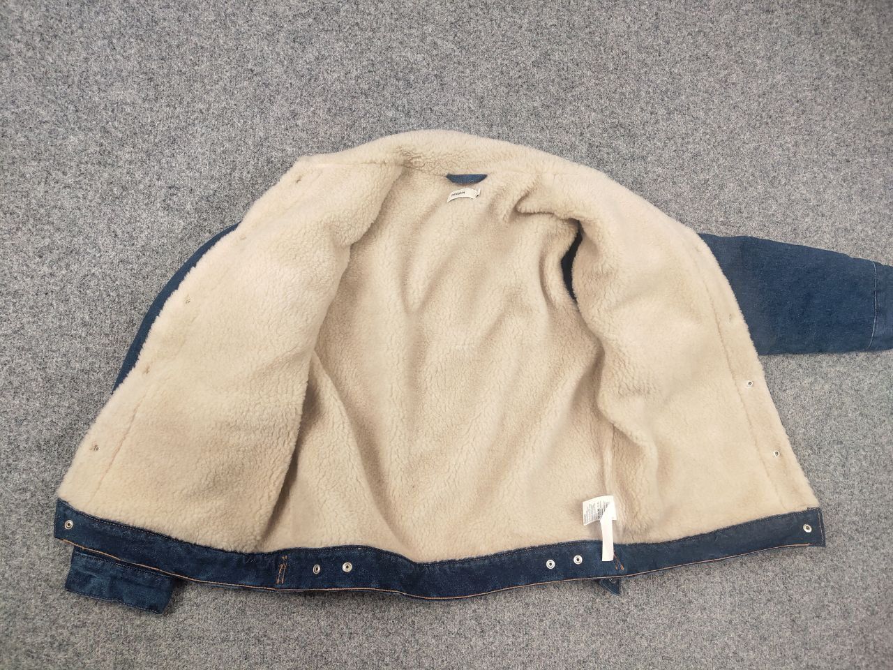 Pangaia Pangaia Design Unisex Hemp Blue Denim Sherpa Lined Jacket Size US S / EU 44-46 / 1 - 17 Thumbnail