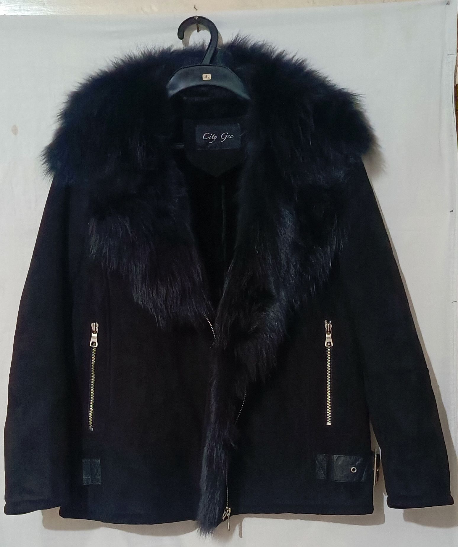 Other City Gee - Fur Suede Raccoons pilot Jacket Size US M / EU 48-50 / 2 - 13 Thumbnail
