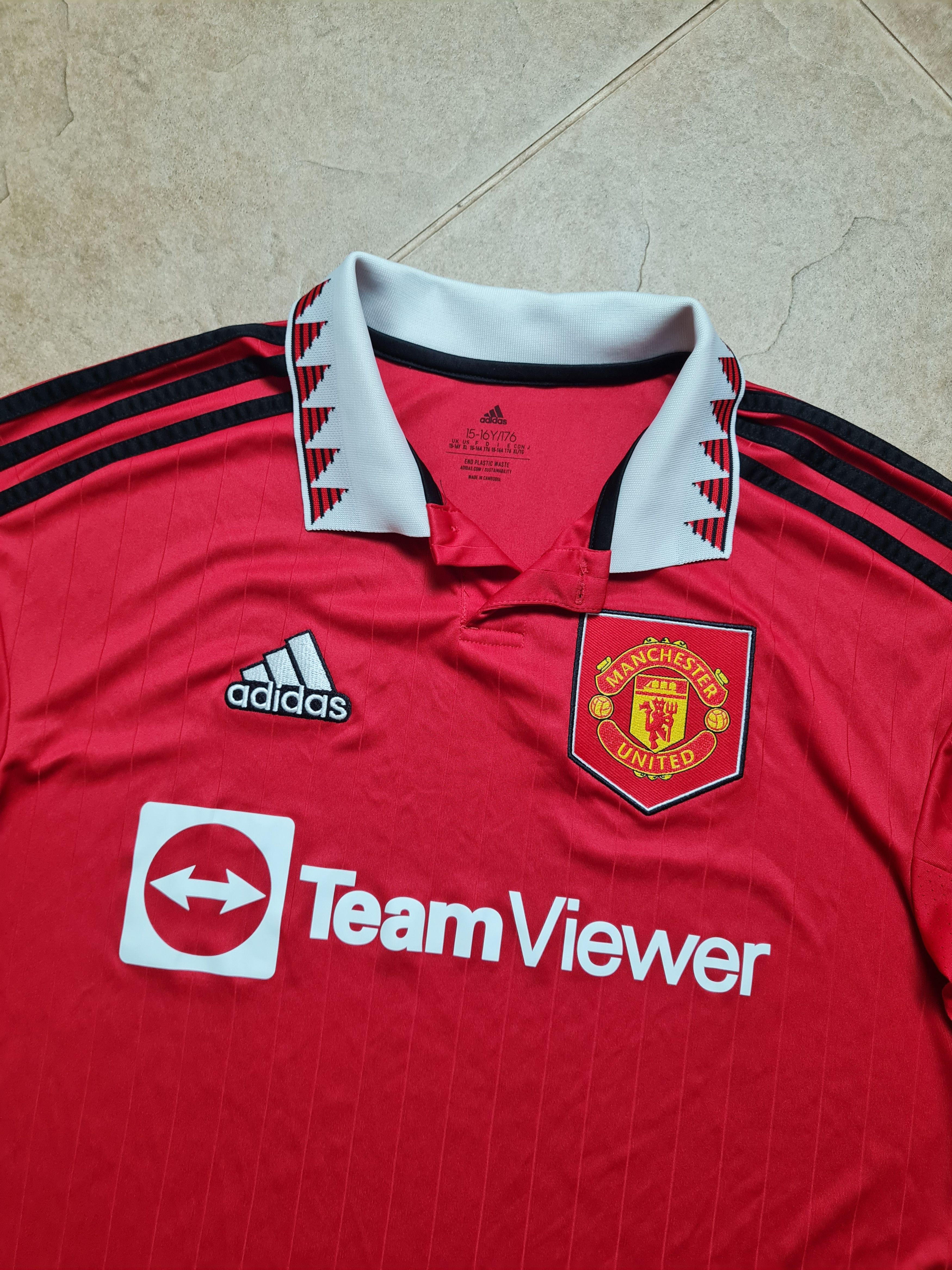 Adidas Adidas Manchester United 22/23 Home Jersey Soccer H64049 Size US S / EU 44-46 / 1 - 19 Thumbnail