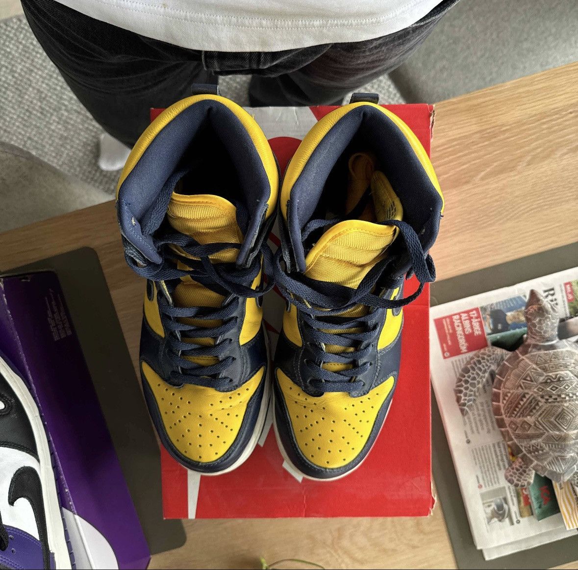Nike Nike Dunk High Michigan State Size US 10.5 / EU 43-44 - 3 Thumbnail