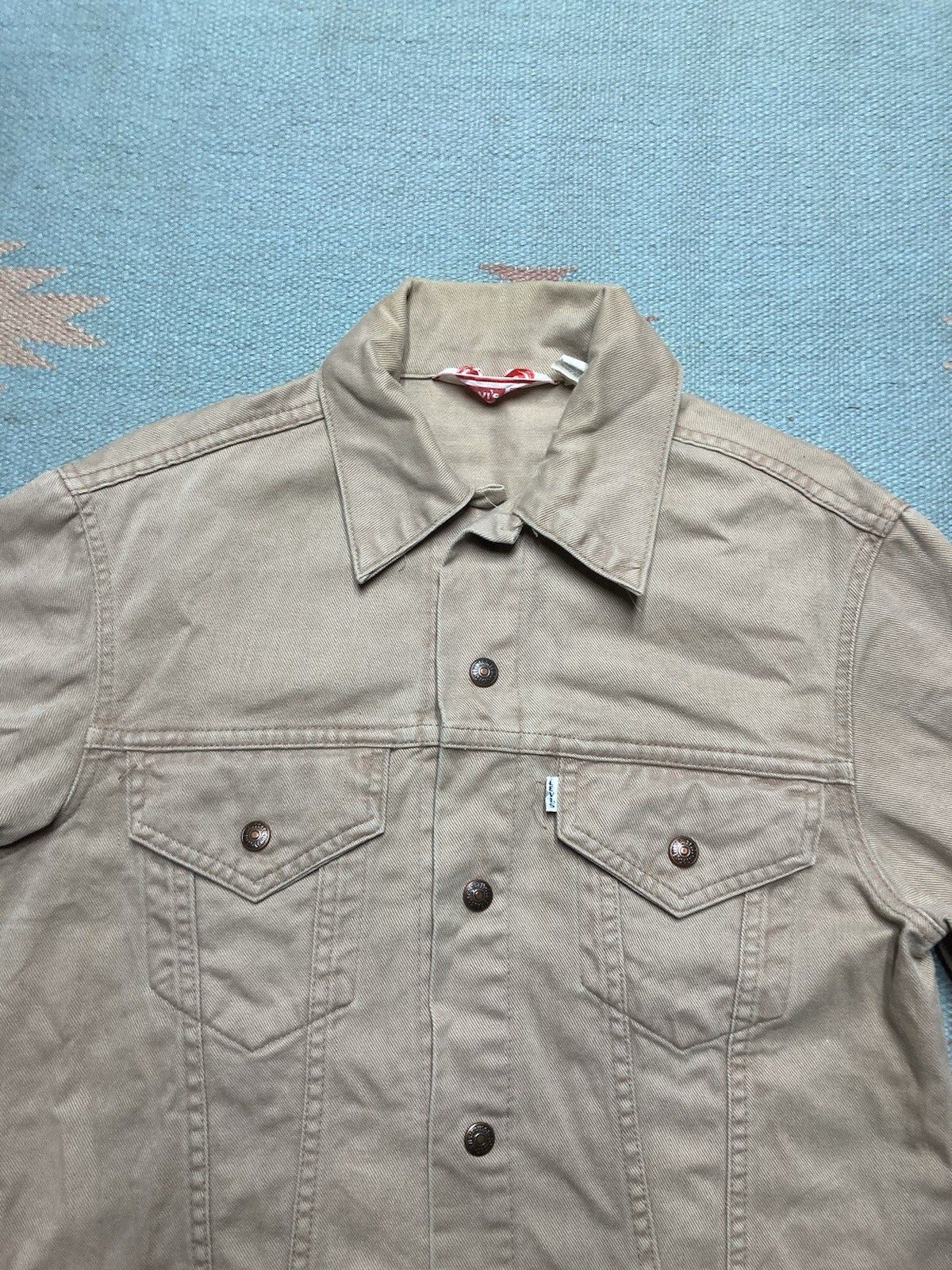 Vintage 1970s Levi’s trucker jacket Big E snap men’s size 38 medium Size US M / EU 48-50 / 2 - 4 Thumbnail