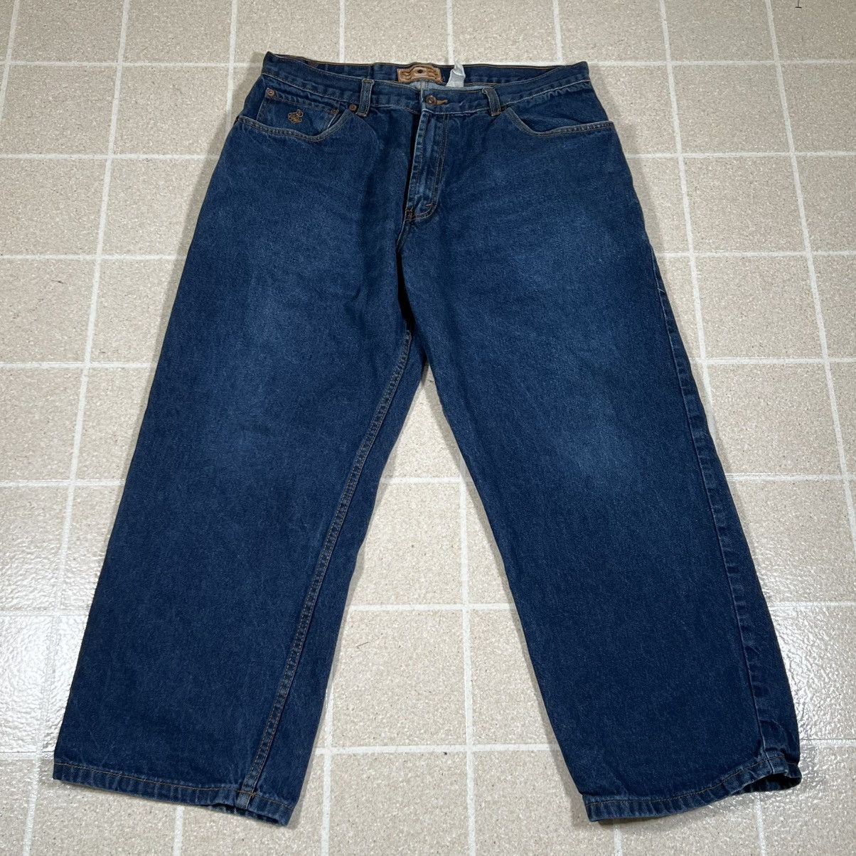 Rocawear Y2K Wide Leg Rocawear Dark Jeans 34/28 Wide Leg Baggy Hiphop Size US 34 / EU 50 - 3 Thumbnail