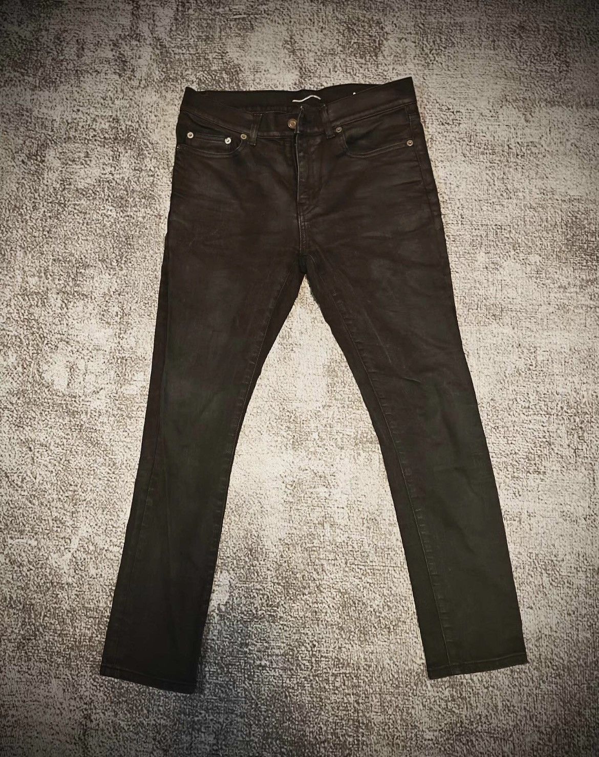 Saint Laurent Wax Jeans | Grailed