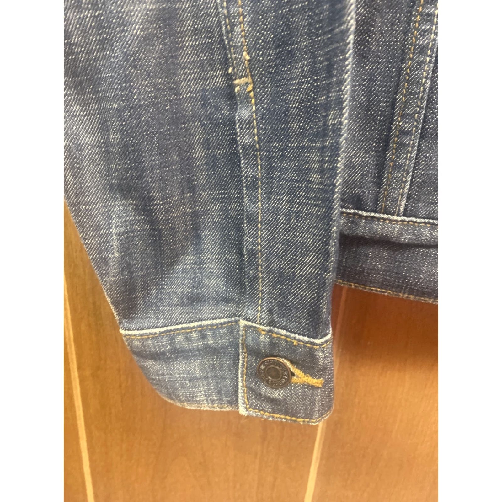 Levi's VINTAGE Levi’s Trucker Denim Jacket Dark Indigo Blue Button Up Mens M Blue Red Tab! Size US M / EU 48-50 / 2 - 6 Thumbnail
