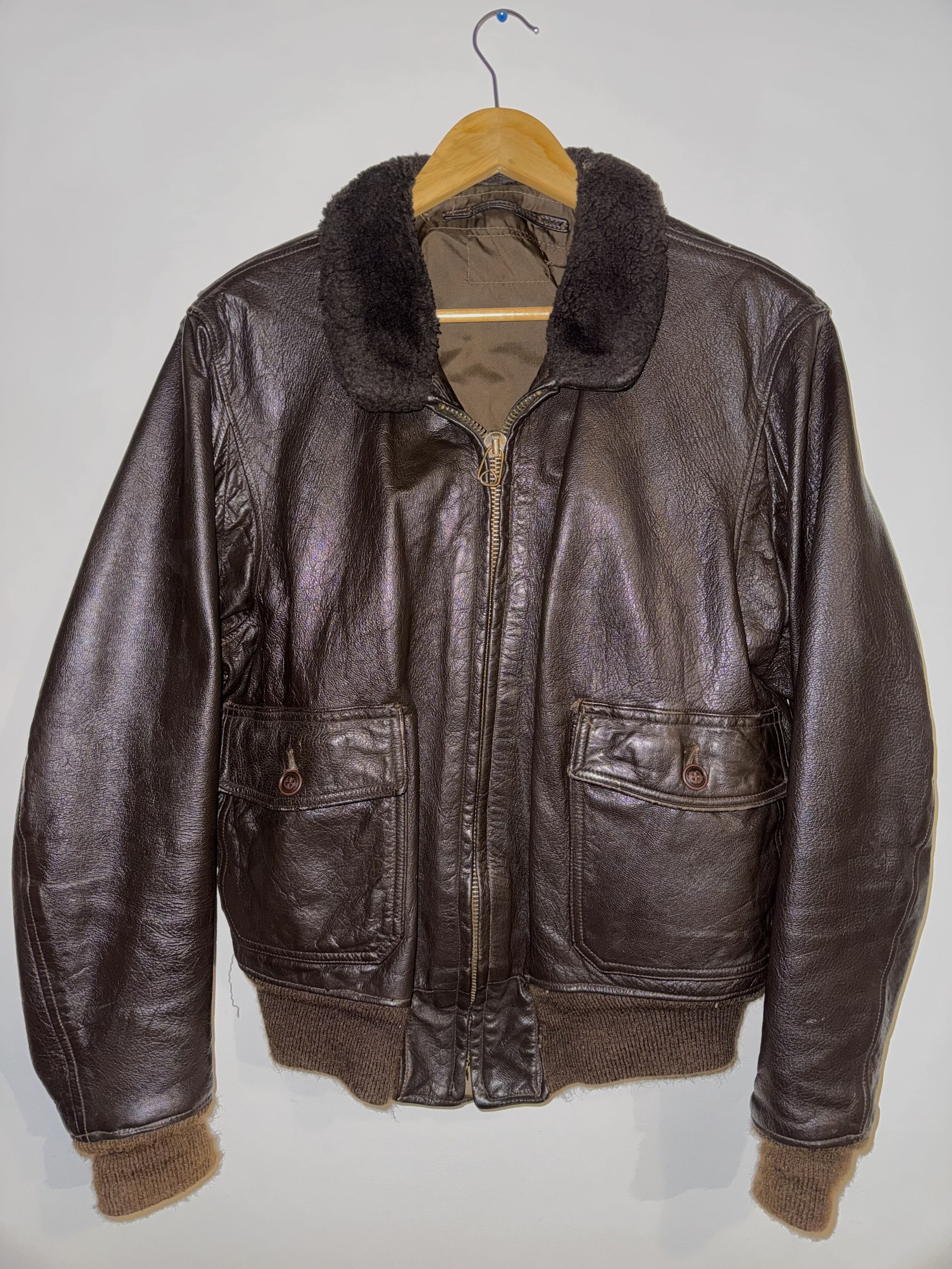 Vintage Vintage Excelled DSCP Type G-1 Leather Flyers Bomber