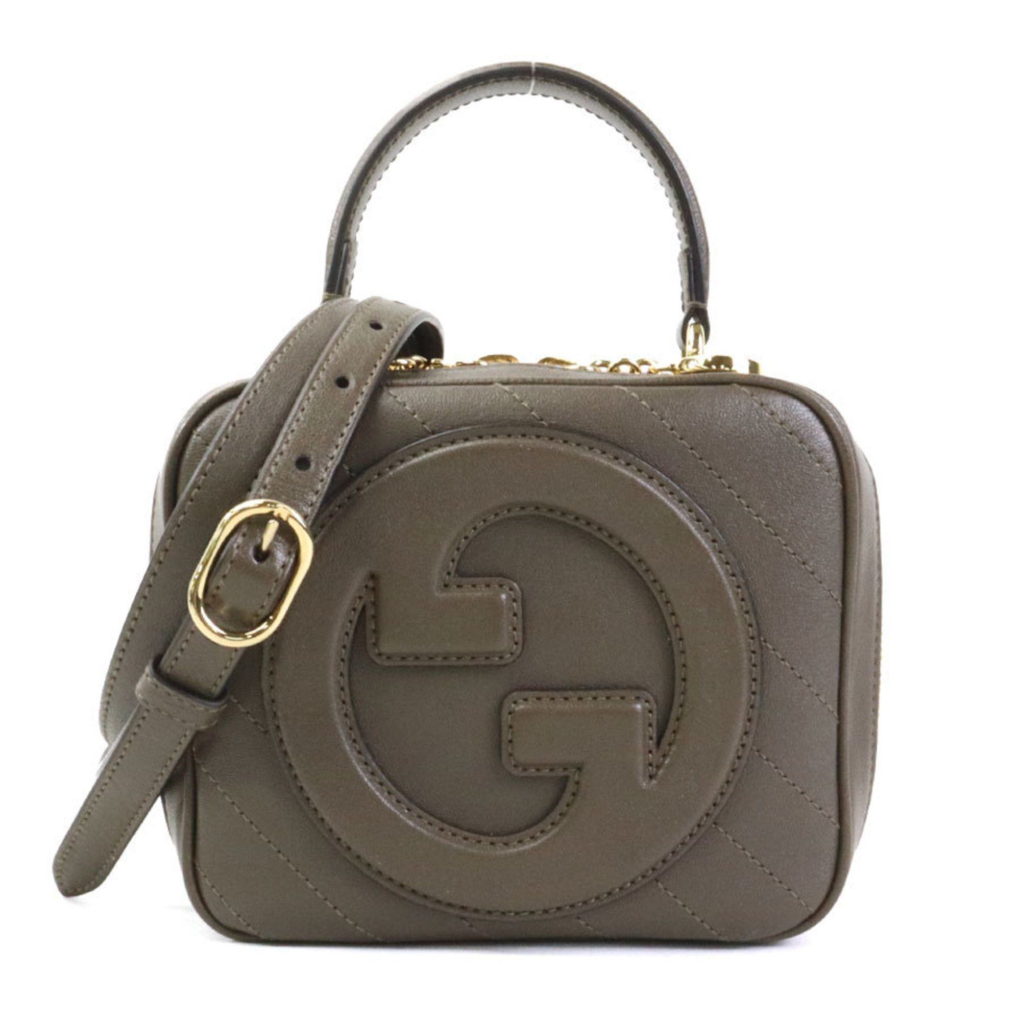 Gucci GUCCI Shoulder Bag Blondie Khaki Brown Women's 744434 90062i Size ONE SIZE - 1 Thumbnail