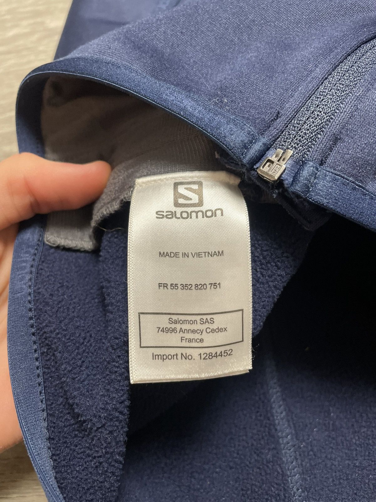 Salomon Vintage Salomon Blue Zip-Up Jacket Size US L / EU 52-54 / 3 - 11 Thumbnail