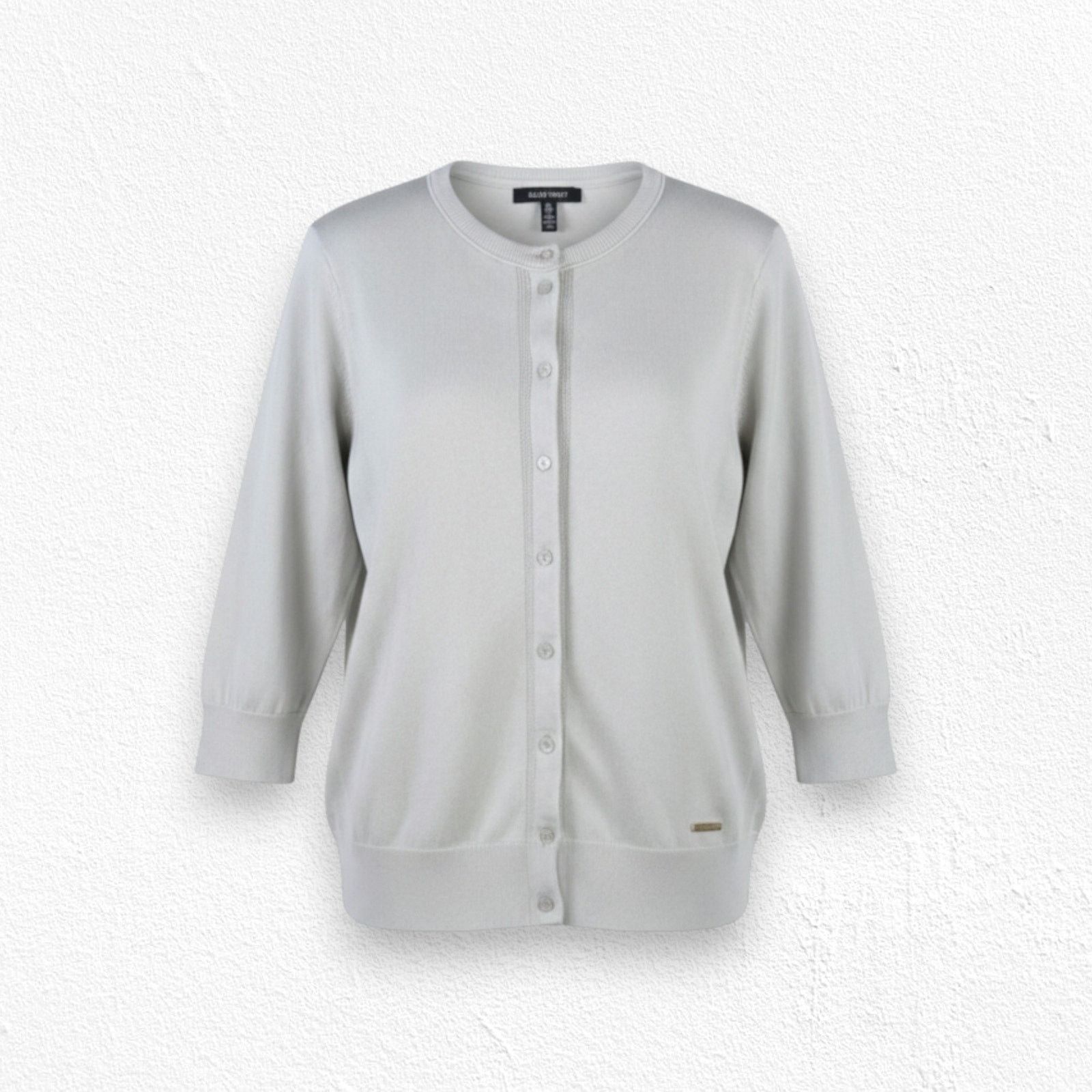 Other Ellen Tracy Beige Minimal Button Front Cardigan Size Large Size L / US 10 / IT 46 - 1 Thumbnail