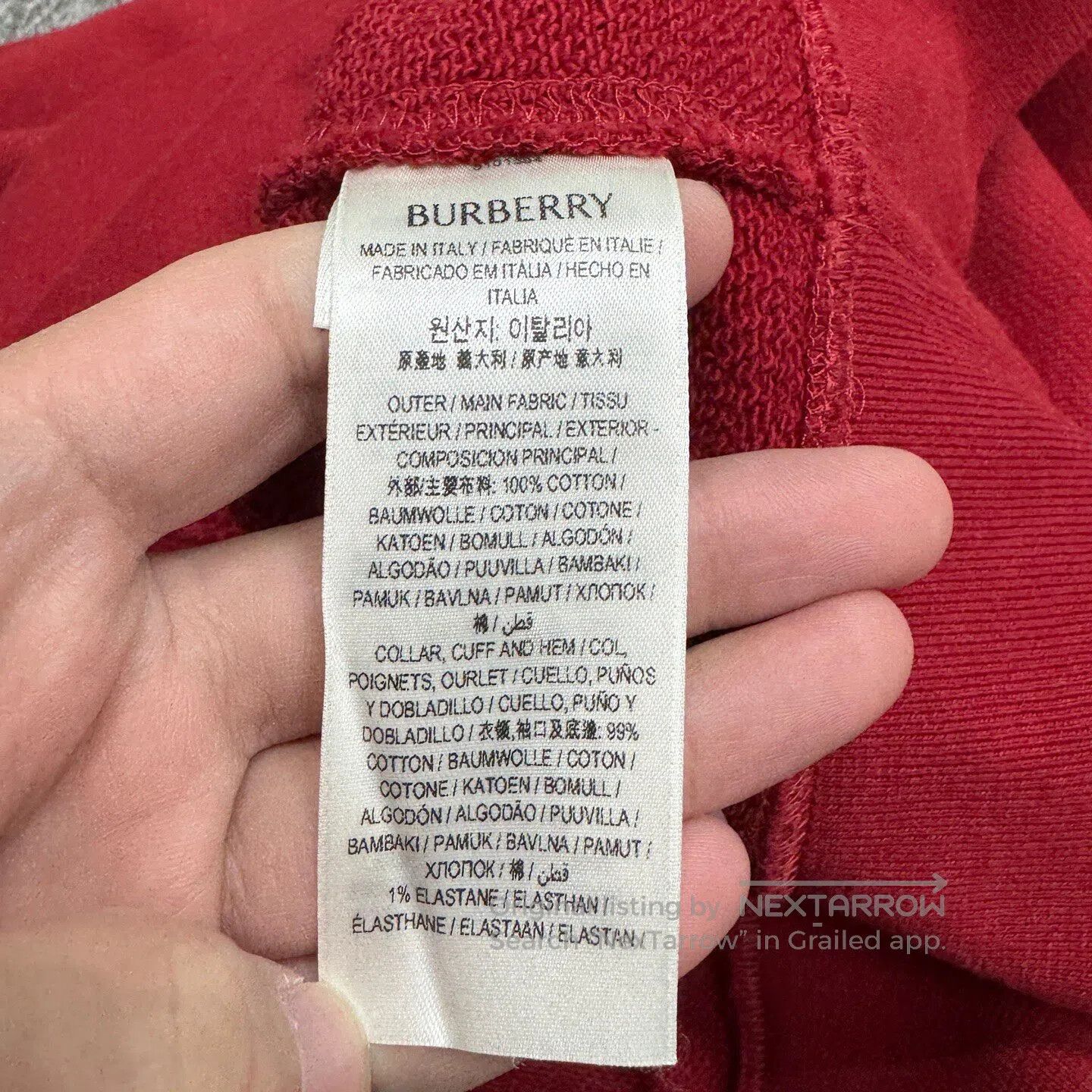 Burberry BURBERRY SS25 Fleece-lined Snake Hoodie| Size US S / EU 44-46 / 1 - 5 Thumbnail