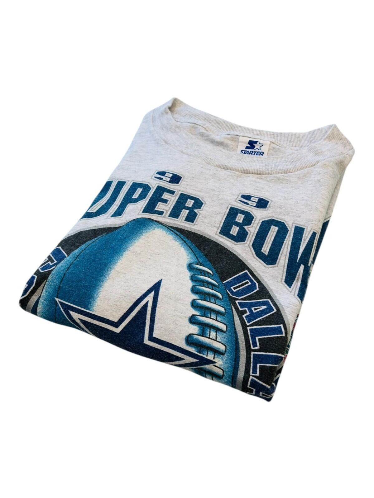 Starter Starter Dallas Cowboys T-Shirt Men's UK Size XL Grey Size US XL / EU 56 / 4 - 2 Thumbnail