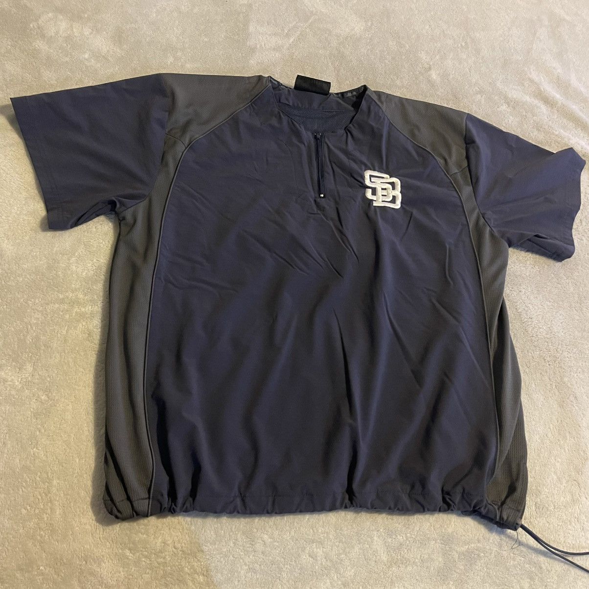 Wilson Vintage Wilson Sweater Men XL Blue Baseball Quarter Zip Size US XL / EU 56 / 4 - 1 Thumbnail
