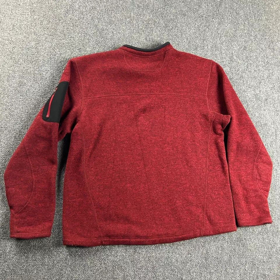 L.L. Bean LL Bean Sweatshirt Mens Large Red Fleece Pullover Speckled Size US L / EU 52-54 / 3 - 5 Thumbnail