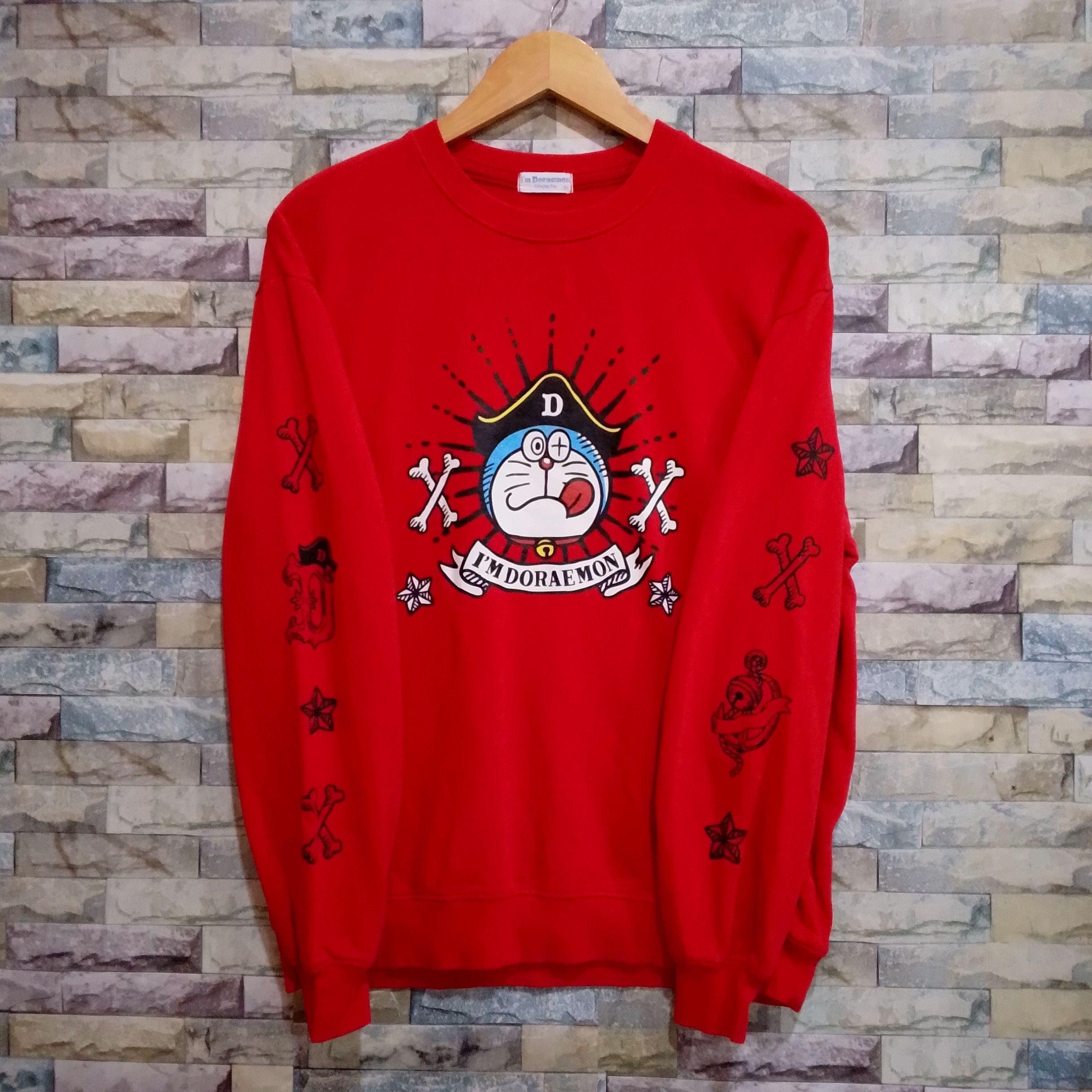 Vintage Vintage Doraemon Pirates Sweatshirt Size US M / EU 48-50 / 2 - 2 Thumbnail