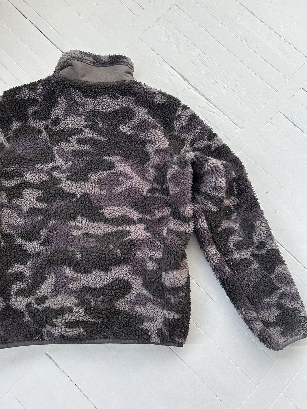 Japanese Brand × Uniqlo Uniqlo fleece jacket sherpa camo printed Size US M / EU 48-50 / 2 - 8 Thumbnail