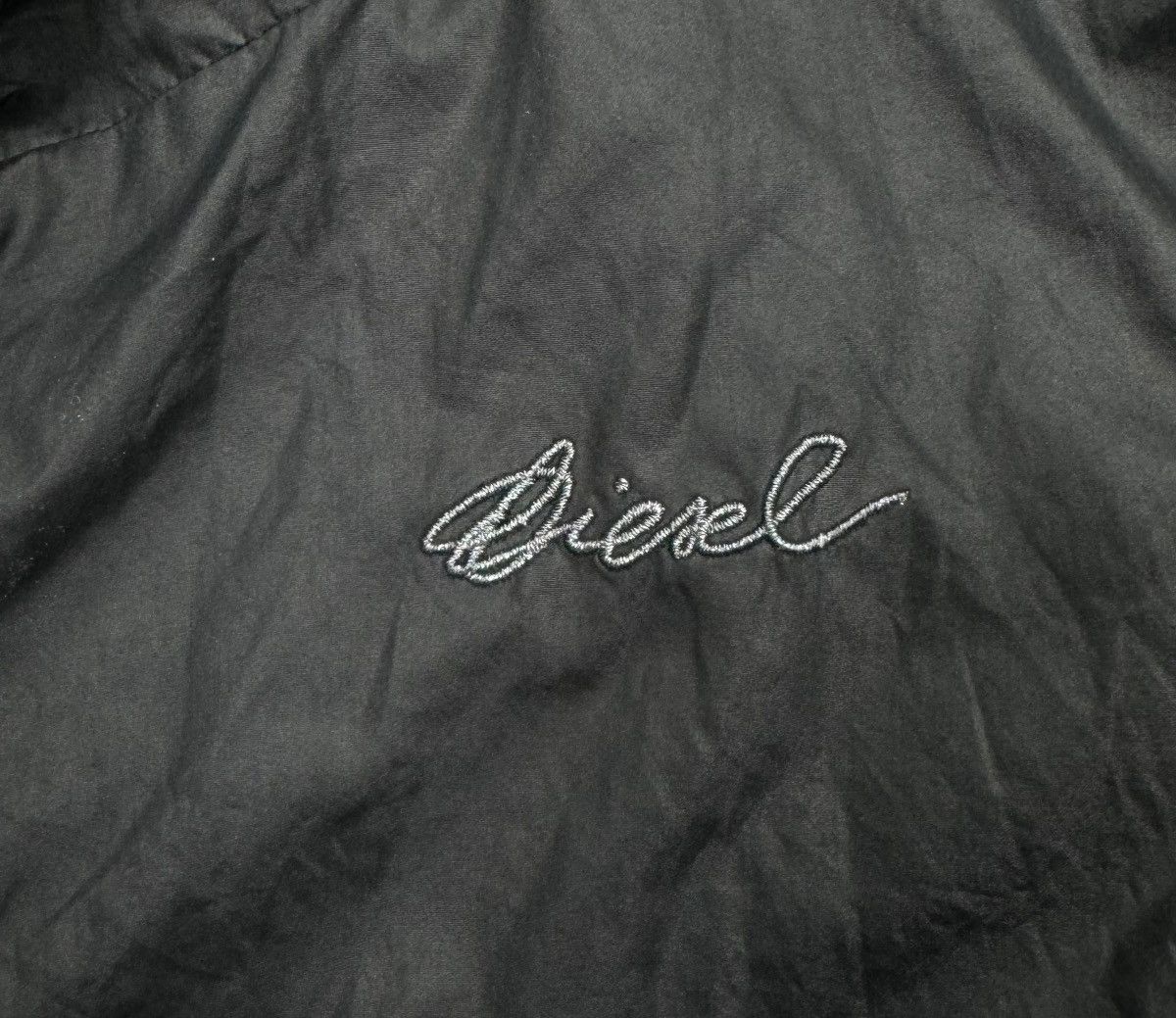 Diesel × Vintage Diesel Navy Blue Nylon Parka Belted Vintage size XL Size XL / US 12-14 / IT 48-50 - 13 Thumbnail