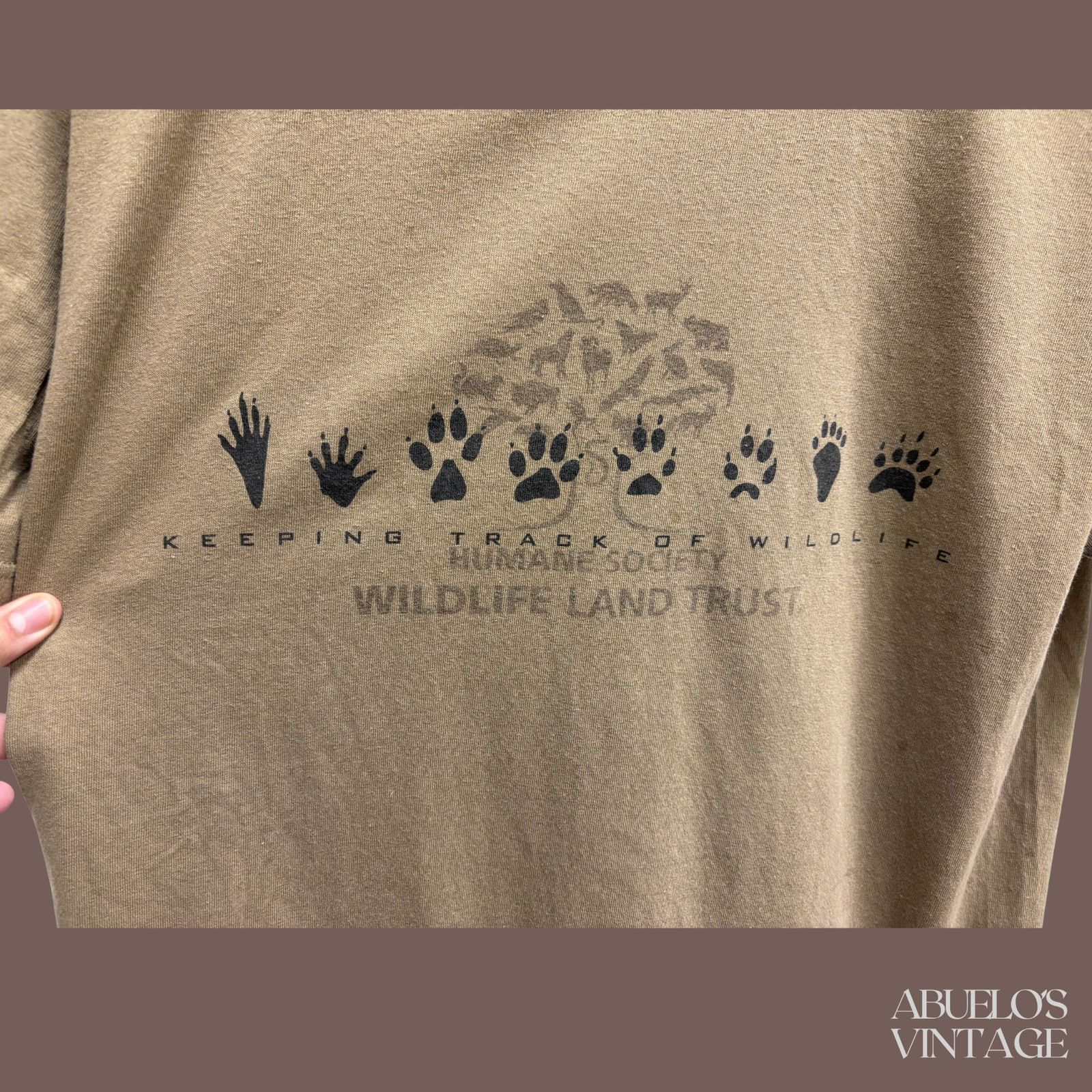 Alstyle VTG Wildlife Tee | Alstyle Brown Graphic | 2000s Size US L / EU 52-54 / 3 - 2 Thumbnail