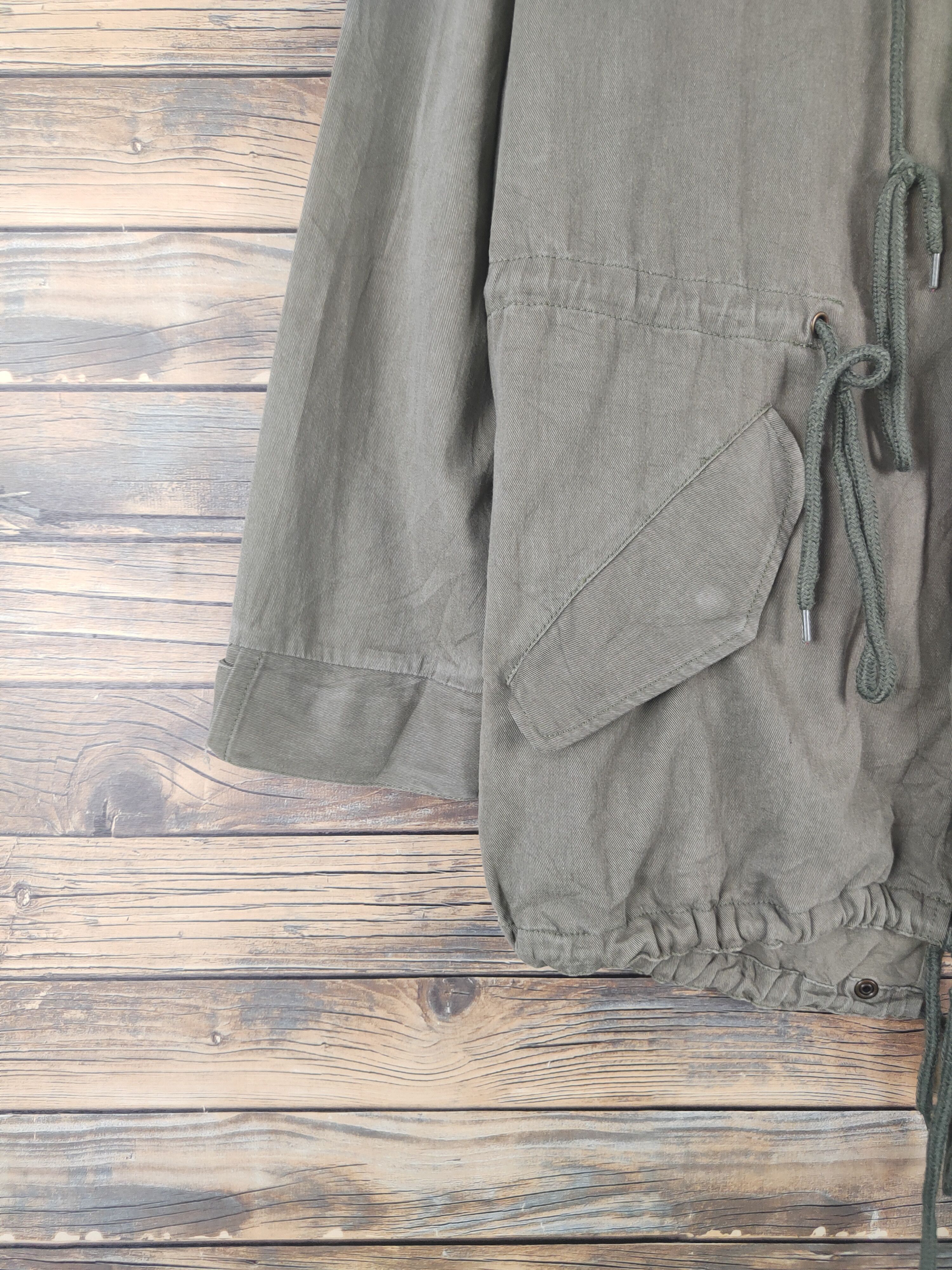 Japanese Brand × Vintage Vintage Langrit Olive Faded Hoodie Jackets Size US L / EU 52-54 / 3 - 5 Thumbnail