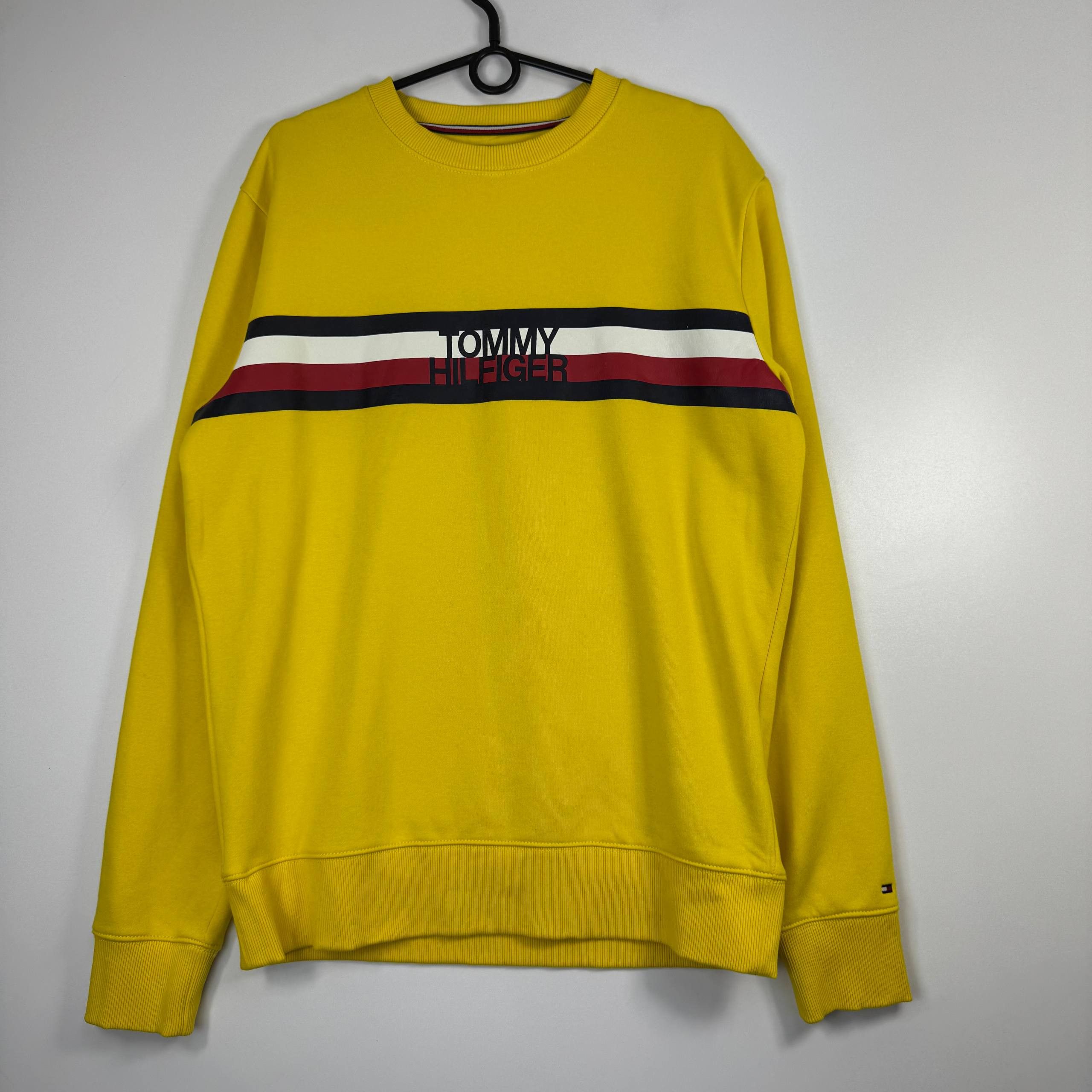 Tommy Hilfiger Tommy Hilfiger Logo Sweatshirt Yellow Mens Size XL Size US XL / EU 56 / 4 - 1 Thumbnail