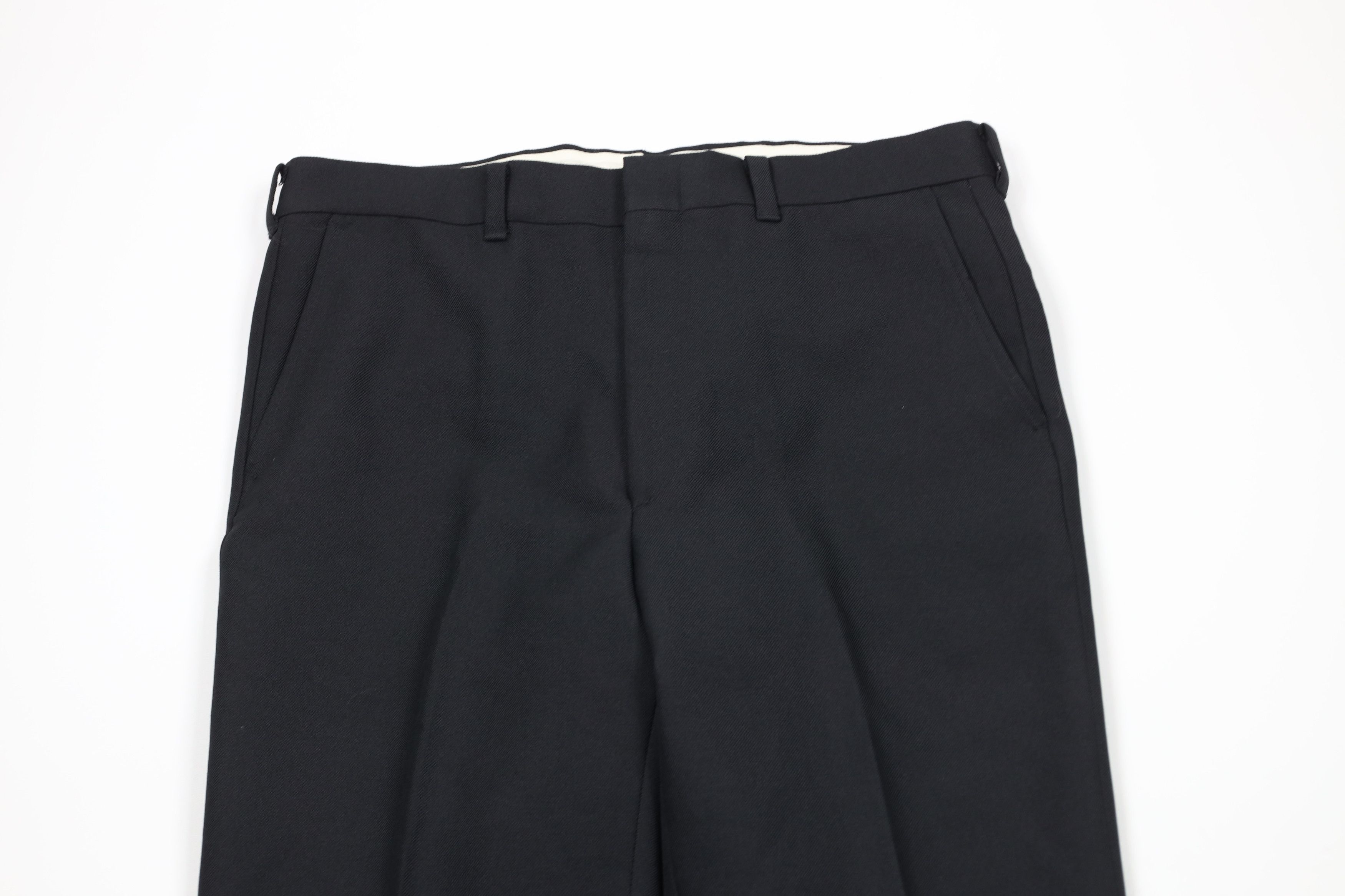 Vintage Vintage 70s Streetwear Flared Wide Leg Chino Pants Black USA Size US 32 / EU 48 - 2 Thumbnail