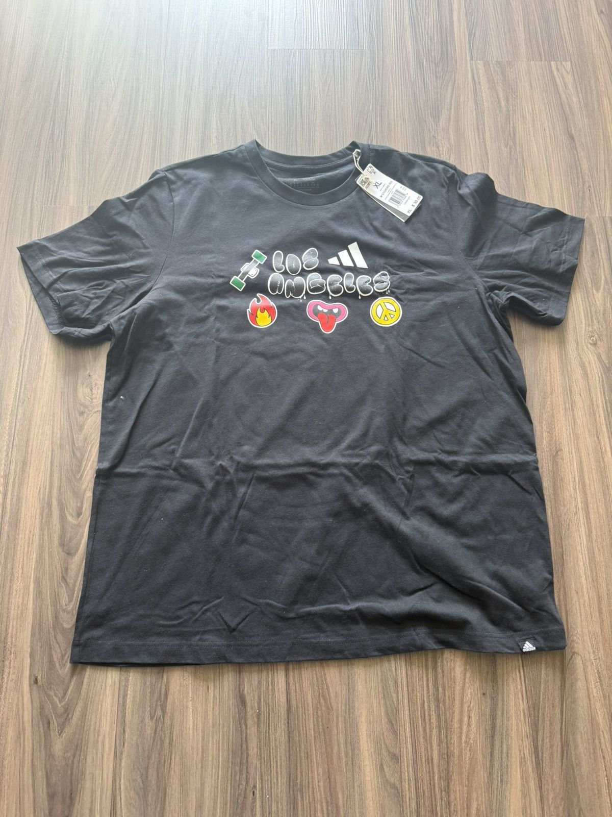 Adidas Adidas Originals LA Graphic T-Shirt BlackTee Men’s XL Size US XL / EU 56 / 4 - 1 Thumbnail
