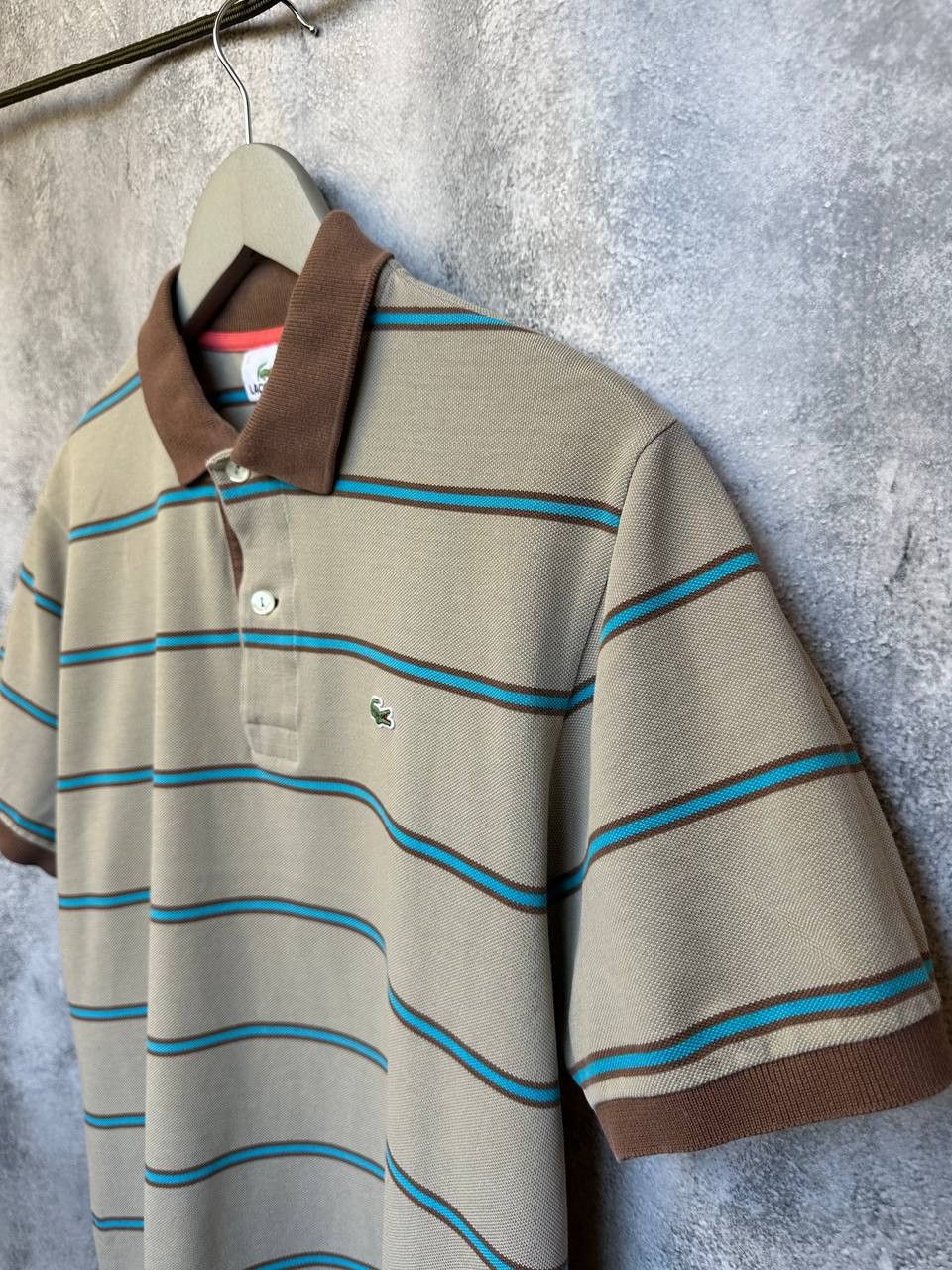 Lacoste Lacoste Basi Sa Striped Polo Shirt Short Sleeve Casual Size US L / EU 52-54 / 3 - 6 Thumbnail