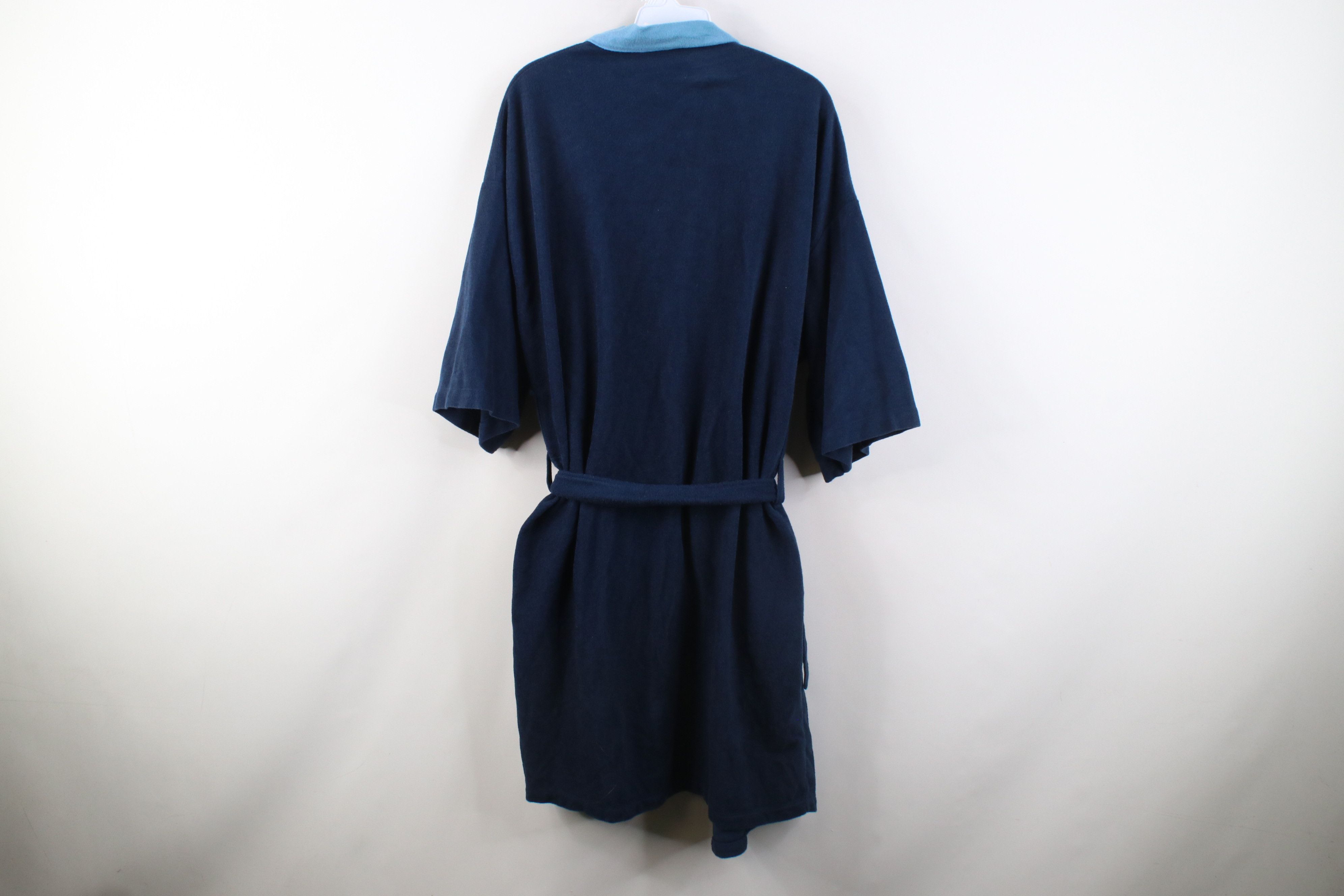 Vintage Vintage 70s Streetwear Belted Short Sleeve Velour Bath Robe Size US L / EU 52-54 / 3 - 16 Thumbnail