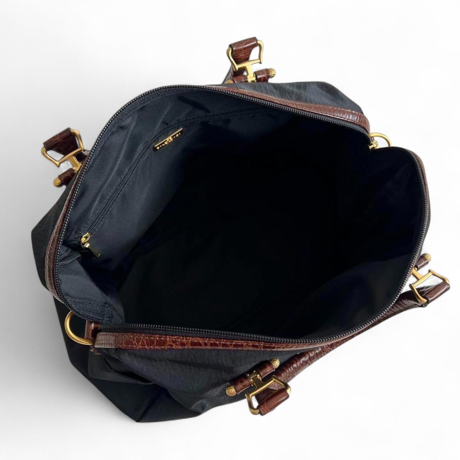 BALENCIAGA BB CROCO MINI BOATON BAG