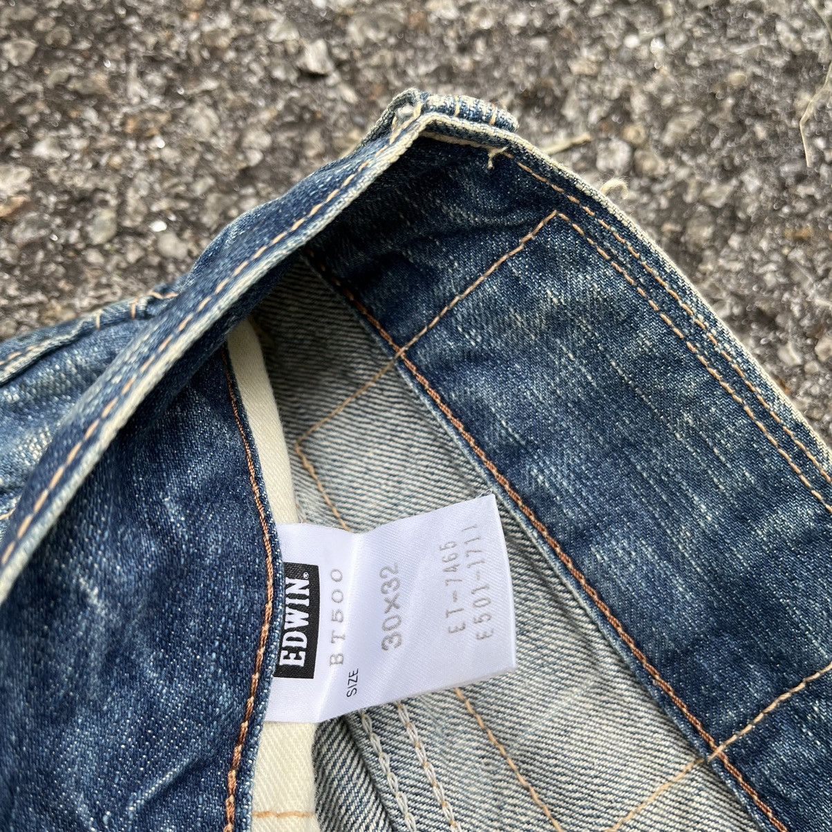 Hysteric Glamour Flare Jeans Vintage Paint Mudwash Distressed Edwin Blue Trip Size US 31 - 10 Thumbnail