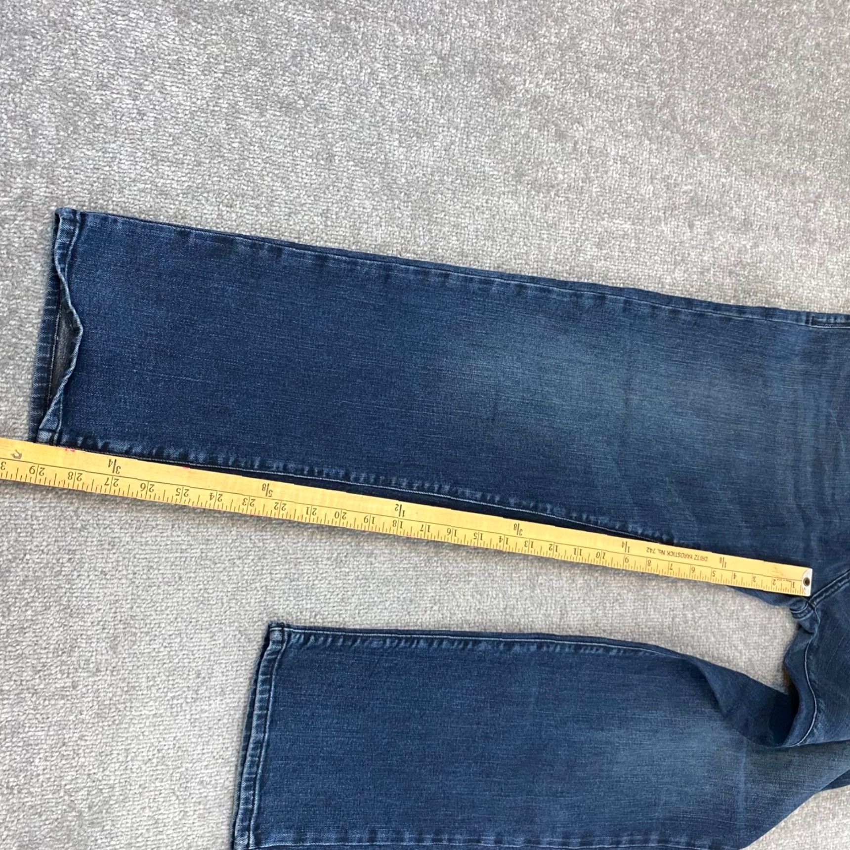 Vintage Mavi Zach Jeans Mens 34x29 Straight Leg Fit Medium Blue Wash Denim Size US 34 / EU 50 - 2 Thumbnail