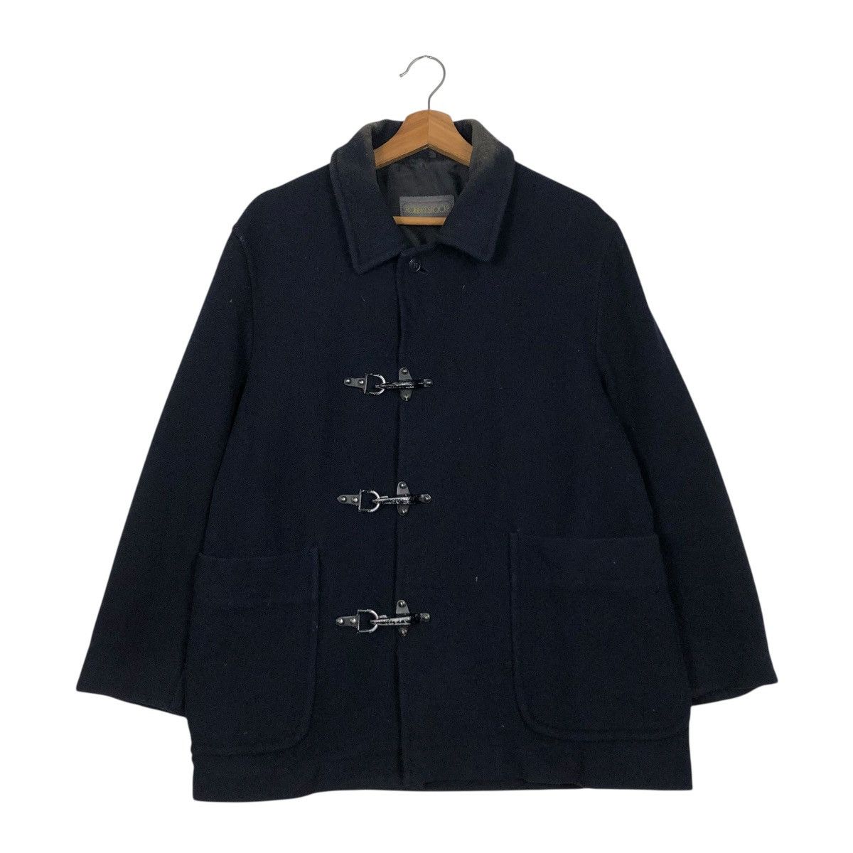 Vintage 🔥VINTAGE WOOL DUFFLE BUCKLE JACKET ROBERT STOCK Size US S / EU 44-46 / 1 - 3 Thumbnail
