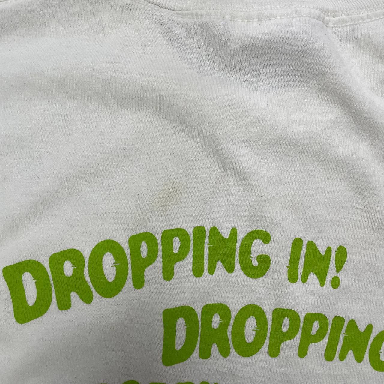 Vintage Vintage 2000s Parks Dropping In Skateboarding T Shirt White Size US L / EU 52-54 / 3 - 18 Thumbnail