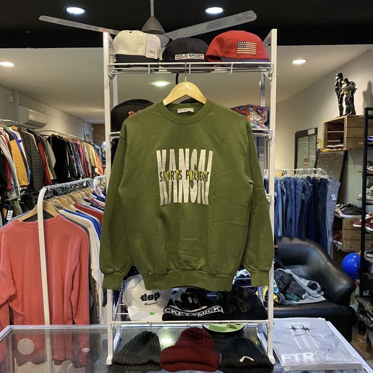 Kansai Yamamoto VINTAGE 90s Kansai Sports Project crewneck big logo embroid Size US M / EU 48-50 / 2 - 1 Thumbnail