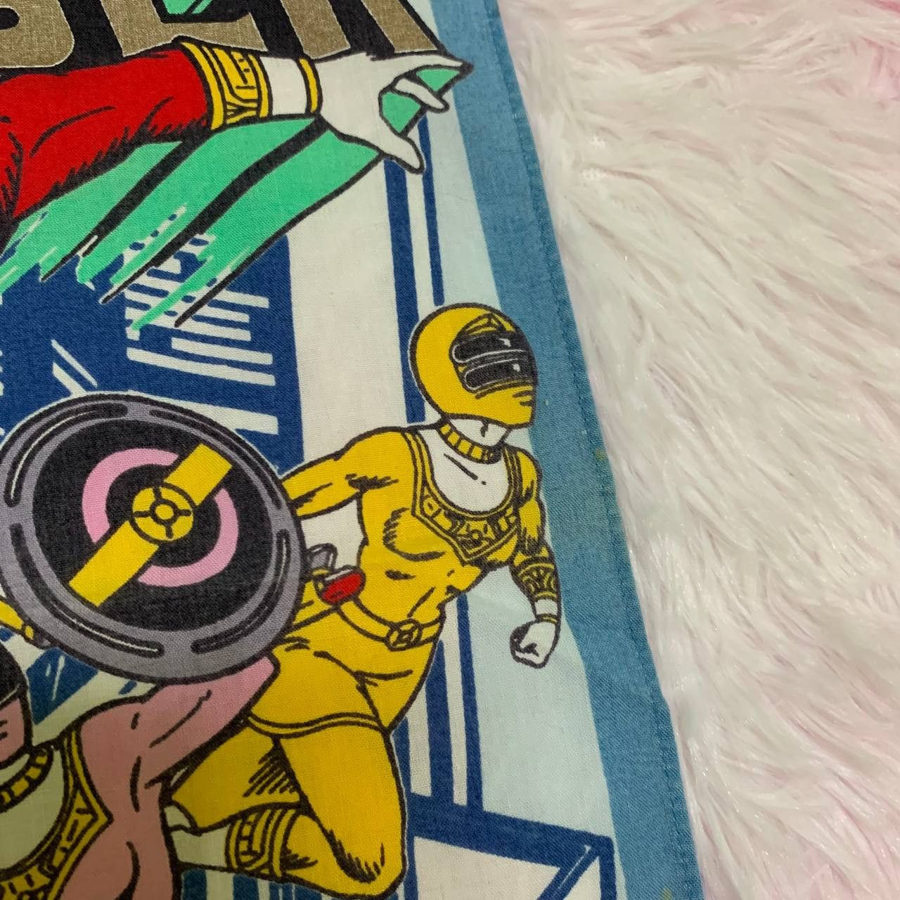 Anime × Japanese Brand × Vintage RARE Vintage Chouriki Sentai Ohranger 1995 Handkerchief Size ONE SIZE - 6 Thumbnail