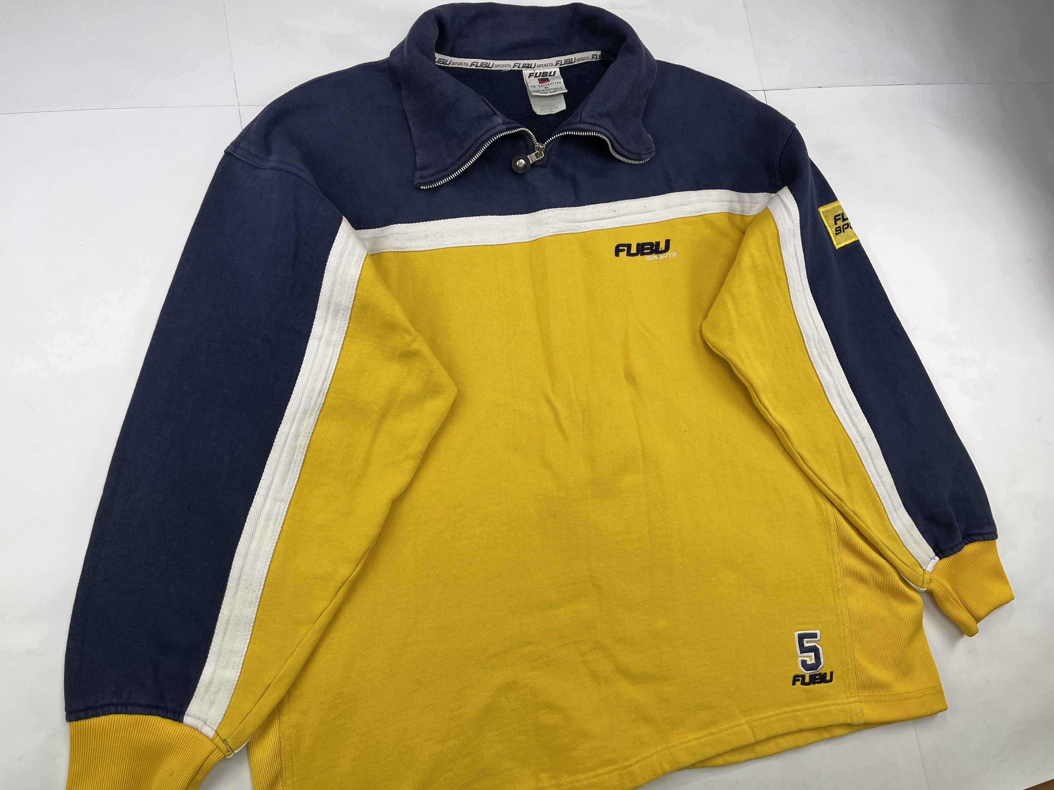 FUBU sweatshirt, vintage, 90s hip hop 1990s Y2K mens size XL