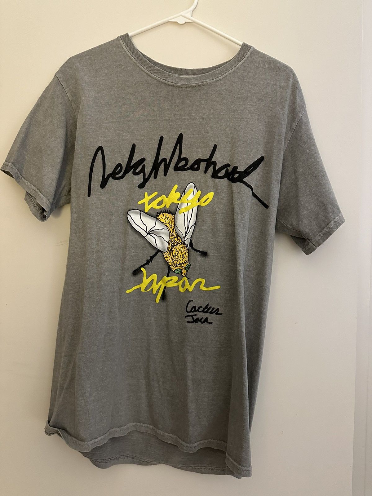 image of Cactus Jack For Neighborhood Carousel T-Shirt in Grey, Men's (Size Medium)