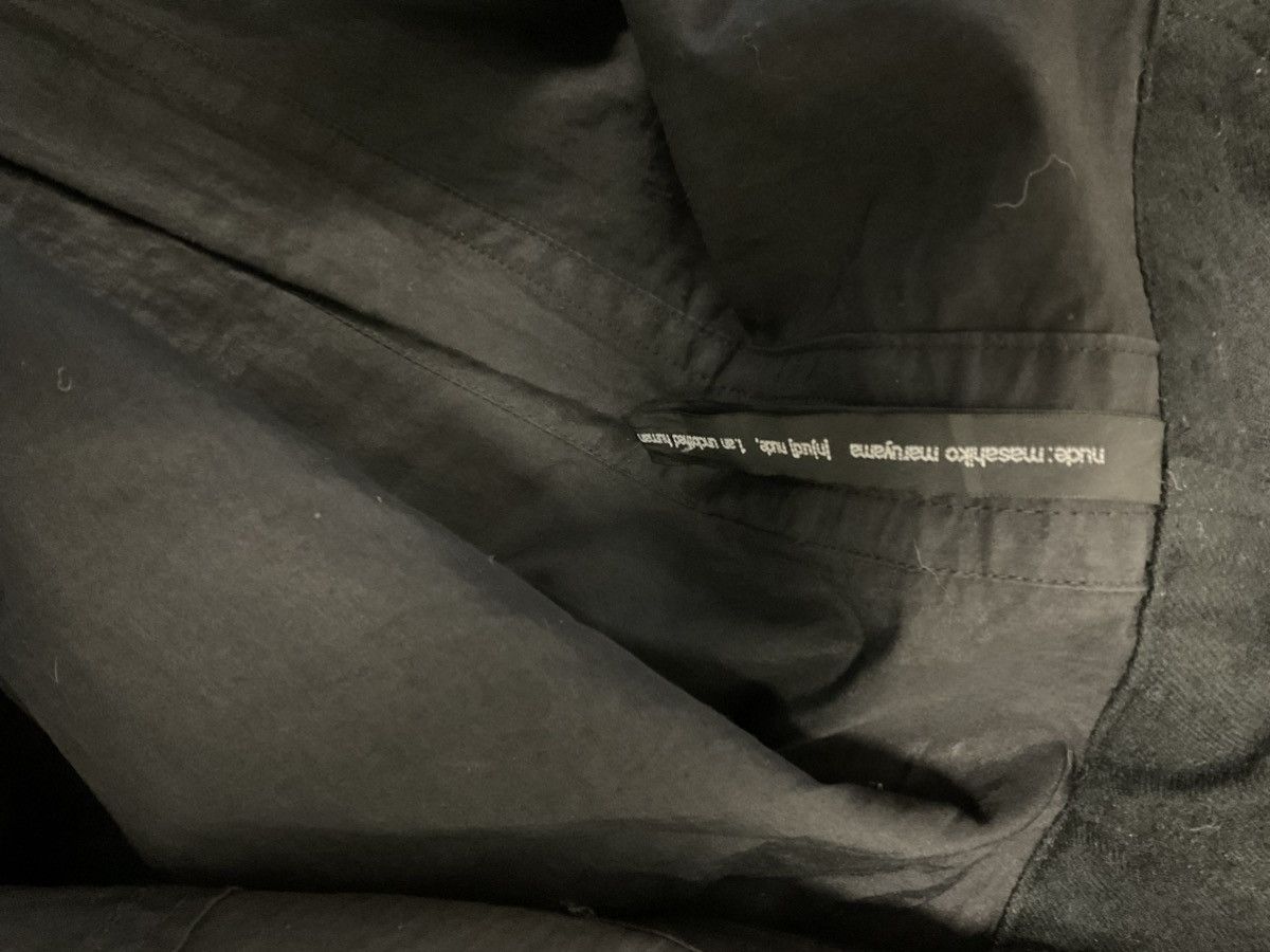 Nude: Masahiko Maruyama Black military coat Size US L / EU 52-54 / 3 - 5 Thumbnail