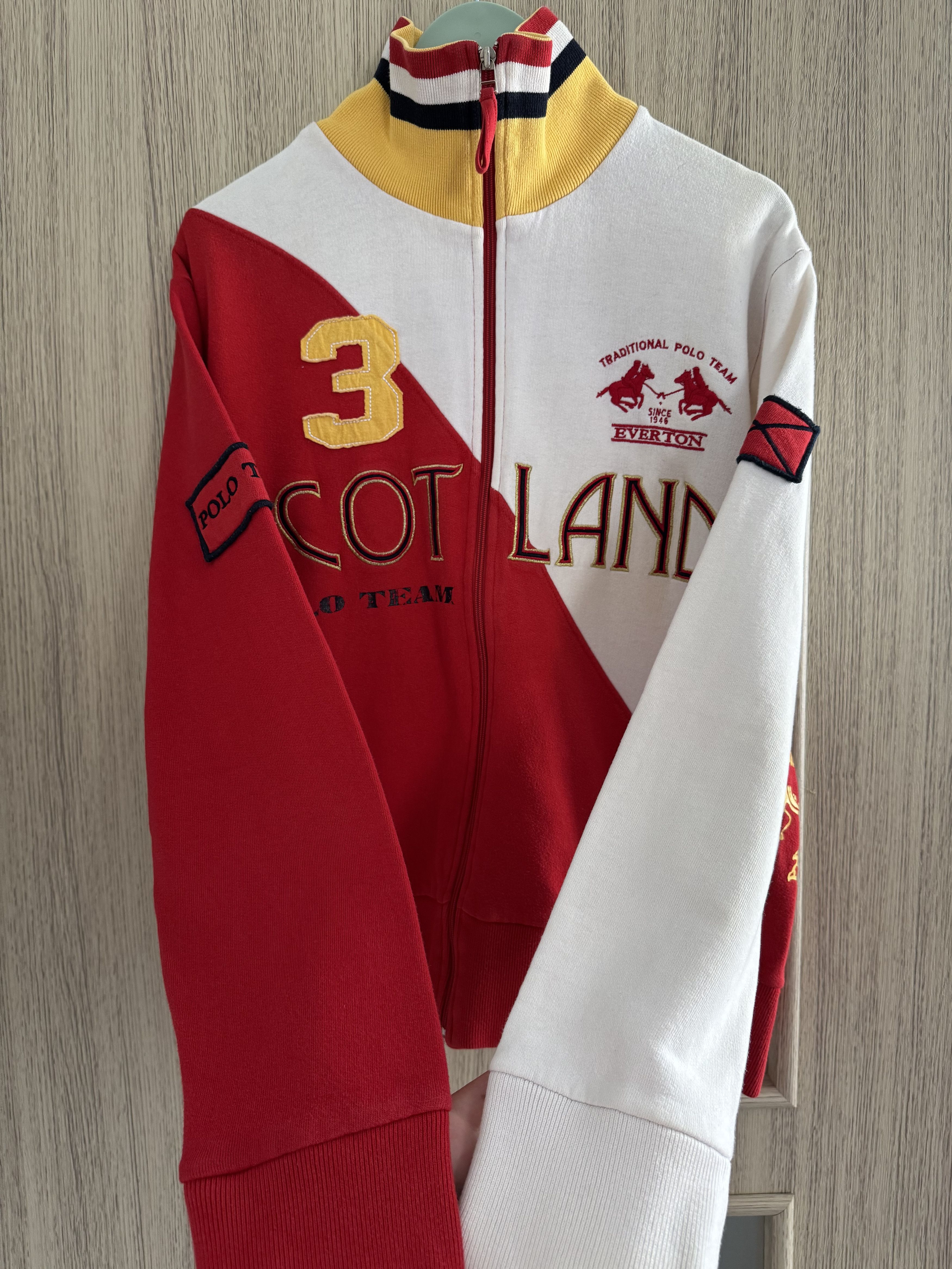 La Martina Vintage Scotland Everton Polo Team Zip Sweatshirt RRL style Size US M / EU 48-50 / 2 - 4 Thumbnail