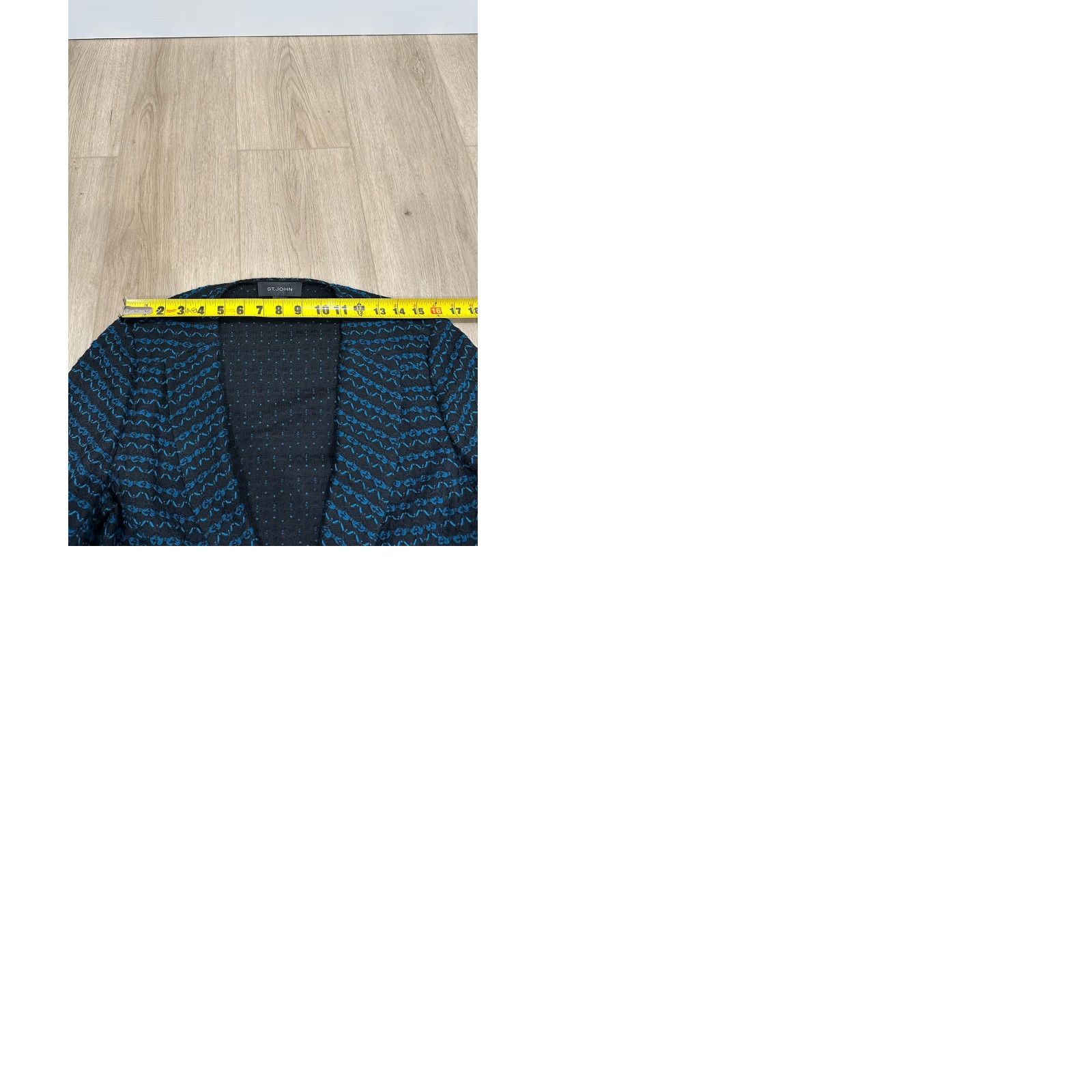 St. John St. John Blazer Jacket Shirt Knit Wool Blend Hook Eye | Multicolor | Size 10 | Women’s Regular Short Sleeve Long Sleeve Size L / US 10 / IT 46 - 10 Thumbnail