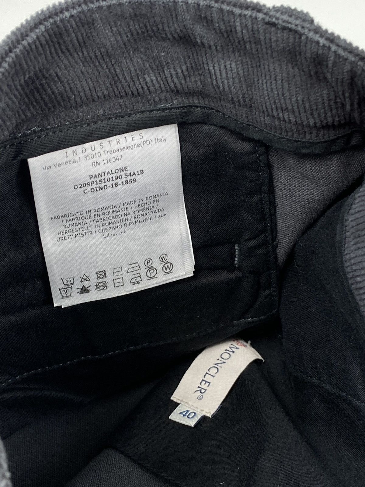 Moncler MONCLER WOMEN CORDUROY CHINO PANTS PURPLE EGGPLANT IT 40 S Size 27" / US 4 / IT 40 - 5 Thumbnail
