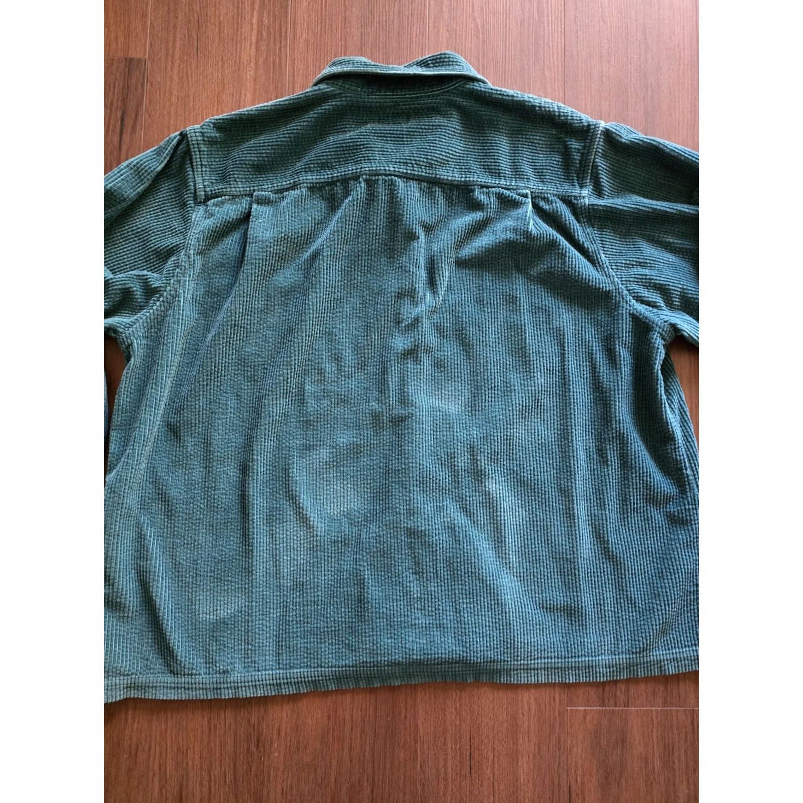 Vintage VINTAGE LL Bean Wide Whale Corduroy Shirt Jacket Shacket 3X Green Womens 1990s Shirt Jacket Shacket LL Bean Green 90s Women XS to 3X? Size XXL / US 16-18 / IT 52-54 - 8 Thumbnail