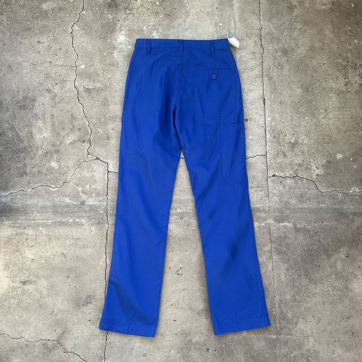 Other 1970ʼs Vintage French utility HBT Sanfor Cotton Work Pants Size US 30 / EU 46 - 8 Thumbnail