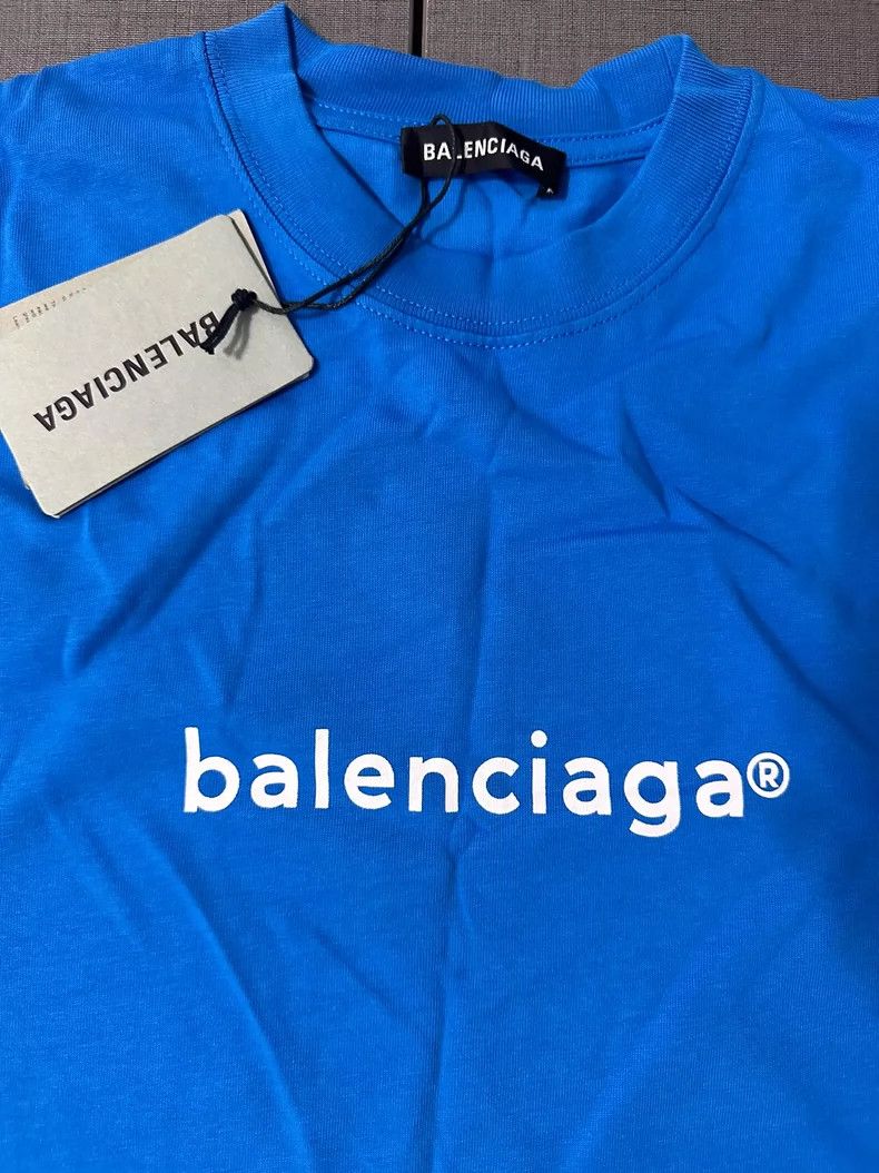 Balenciaga Balenciaga Royal blue BCA mailbox website monogram logo sho Size US S / EU 44-46 / 1 - 2 Thumbnail
