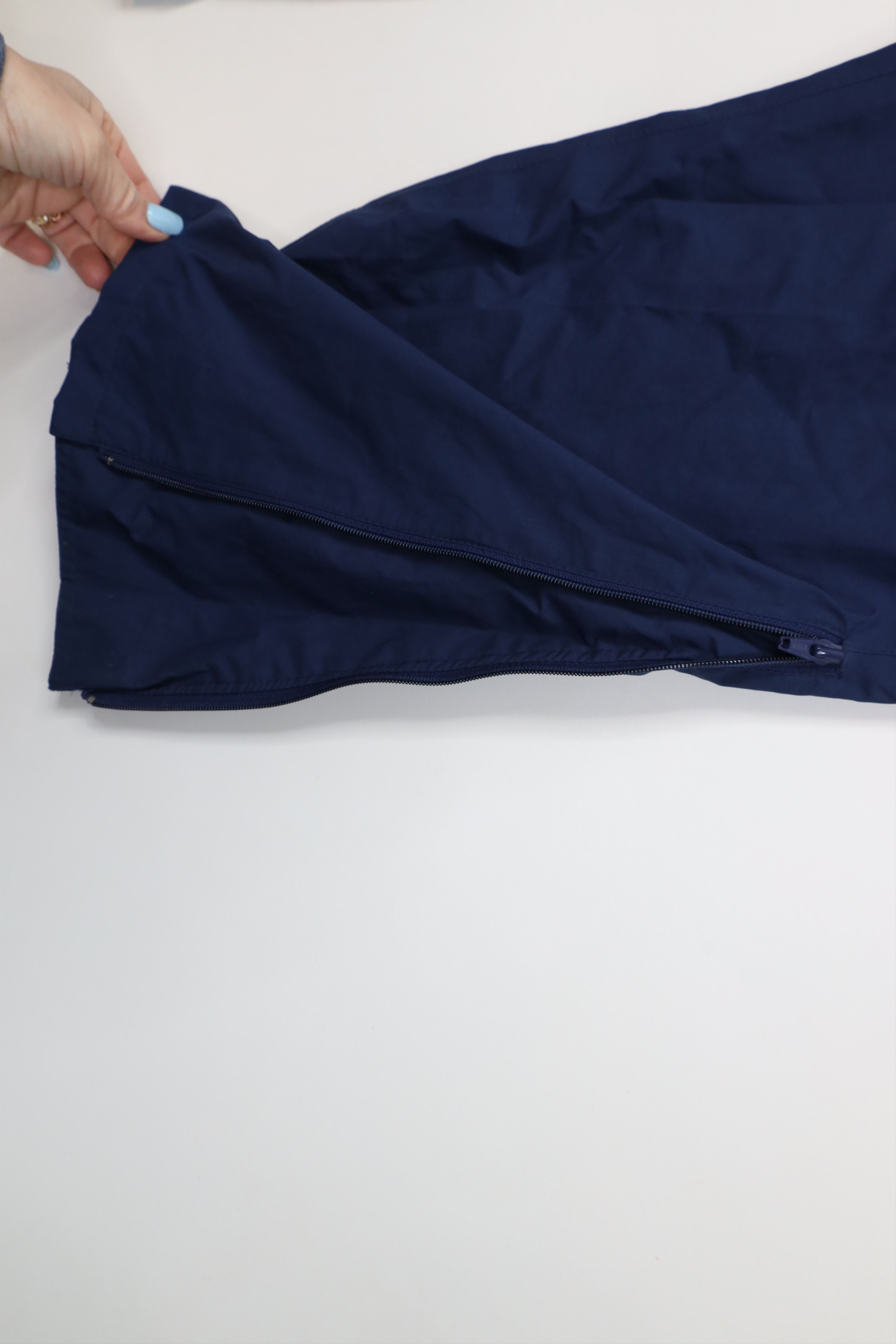 Eddie Bauer Vintage 80s Eddie Bauer Waterproof Rain Pants Navy Blue Size US 34 / EU 50 - 5 Thumbnail