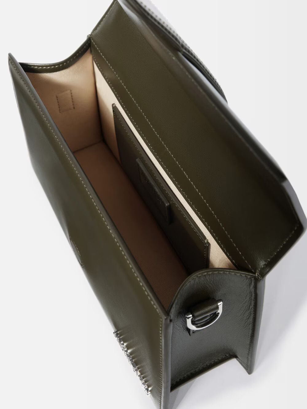 Jacquemus o1la1rc1a0925 Size: OS / Large Bambino Bag in Dark Khaki Size ONE SIZE - 5 Thumbnail