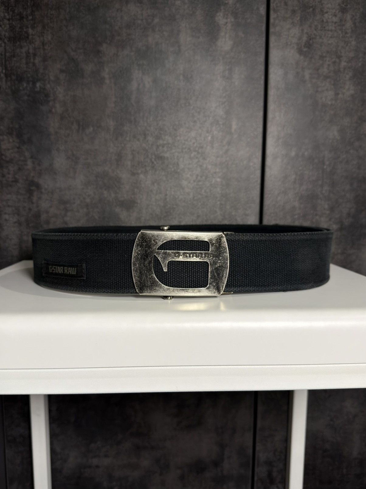 G-Star Sick Vintage G Star Metal Buckle Belt Y2K ERD Japanese 424 Size ONE SIZE - 2 Thumbnail