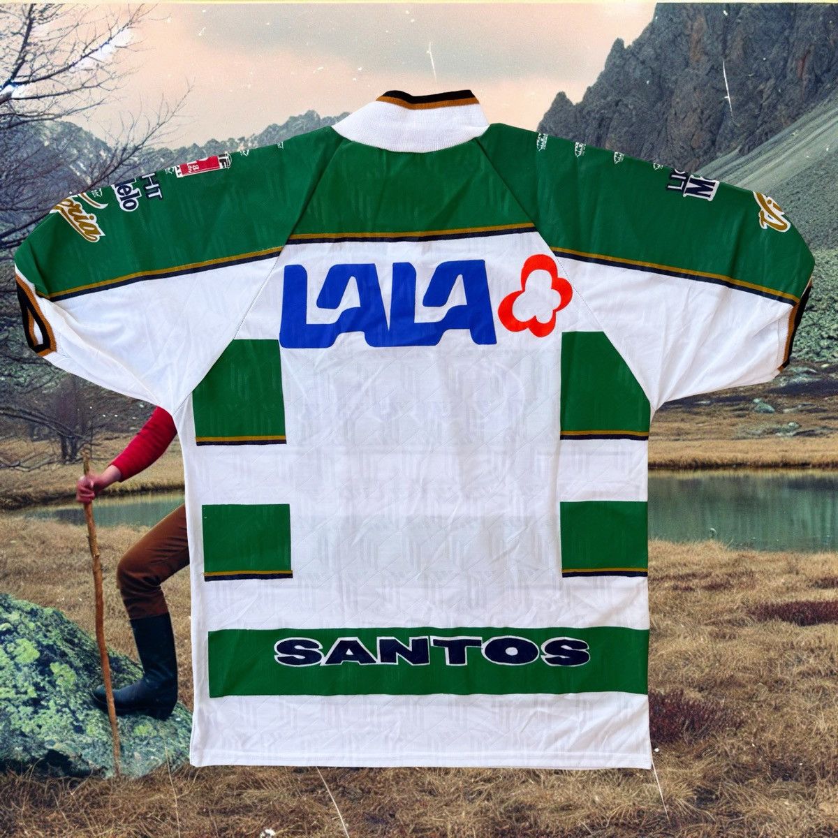 Vintage 90s Santos Laguna Mexican Bootleg Soccer Futbol Jersey XL. Size US XL / EU 56 / 4 - 2 Thumbnail