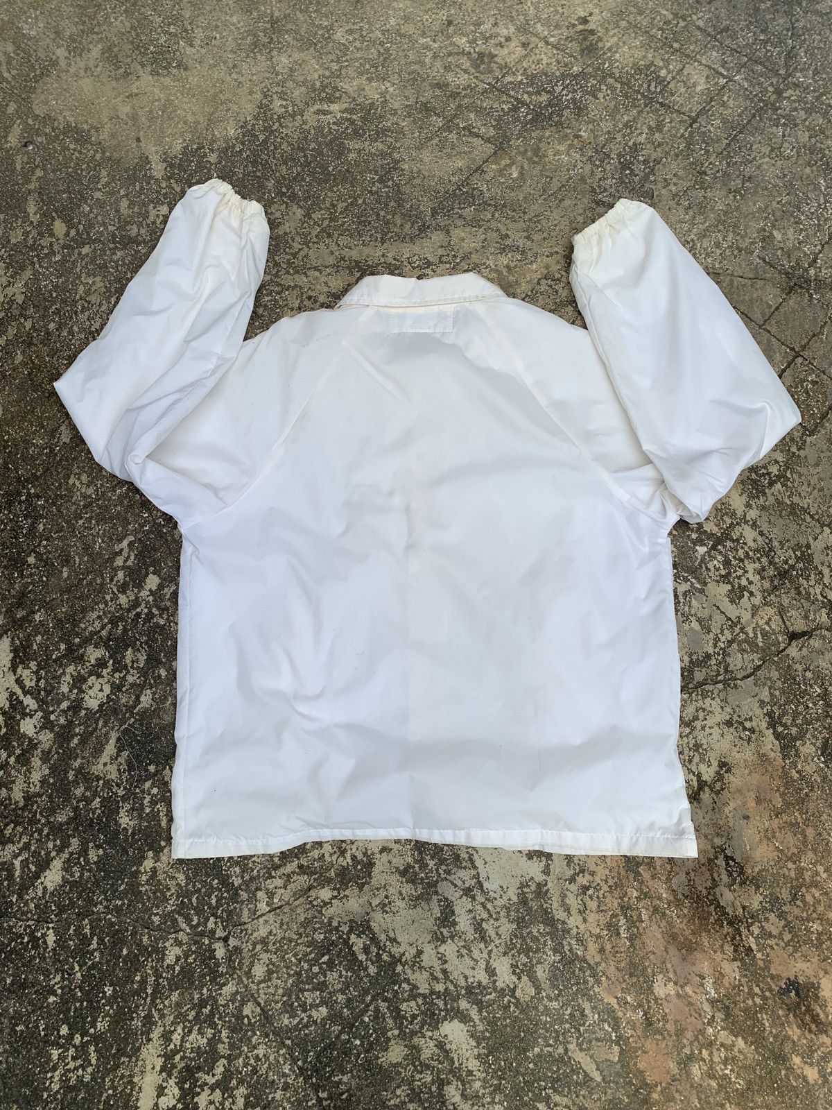 Vintage × Vision Streetwear 1990s Vision Street Wear USA White Embroidery Coach Jacket Size US L / EU 52-54 / 3 - 2 Thumbnail