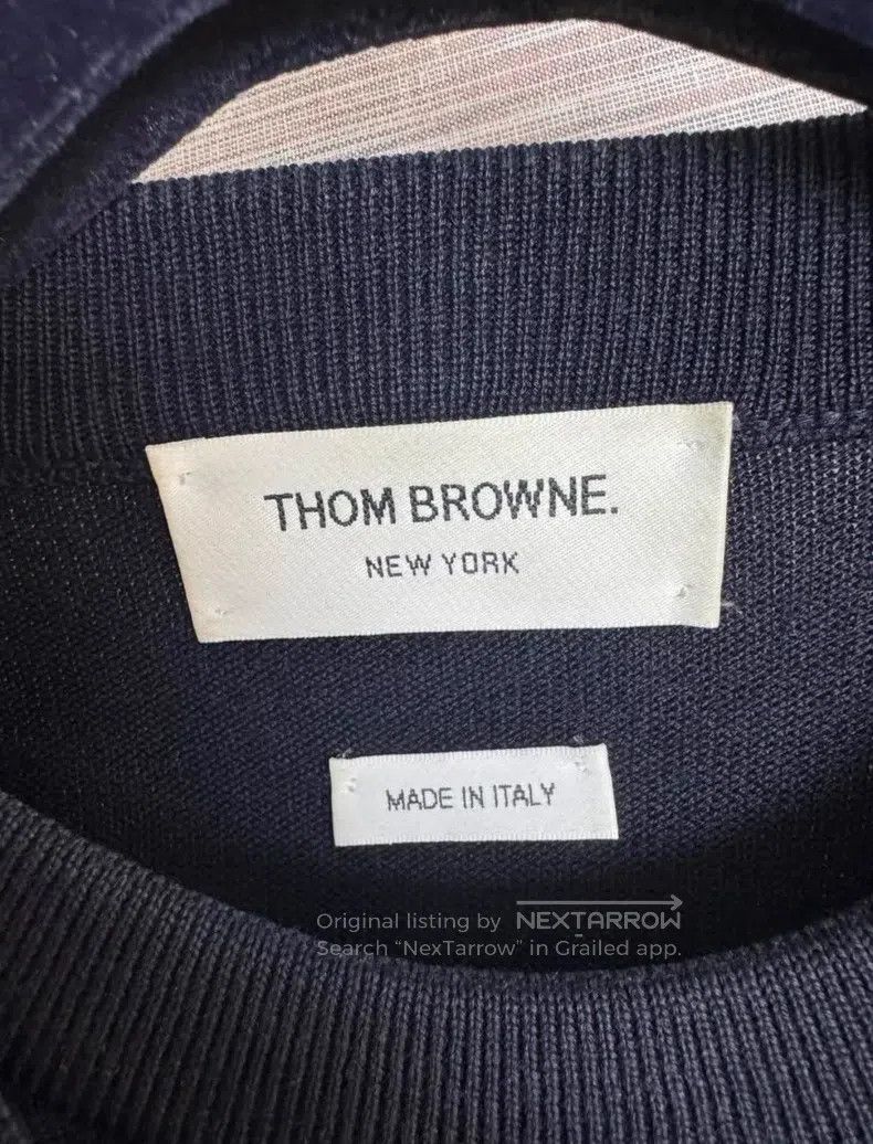 Thom Browne Thom Browne Blue sweater Size US M / EU 48-50 / 2 - 3 Thumbnail